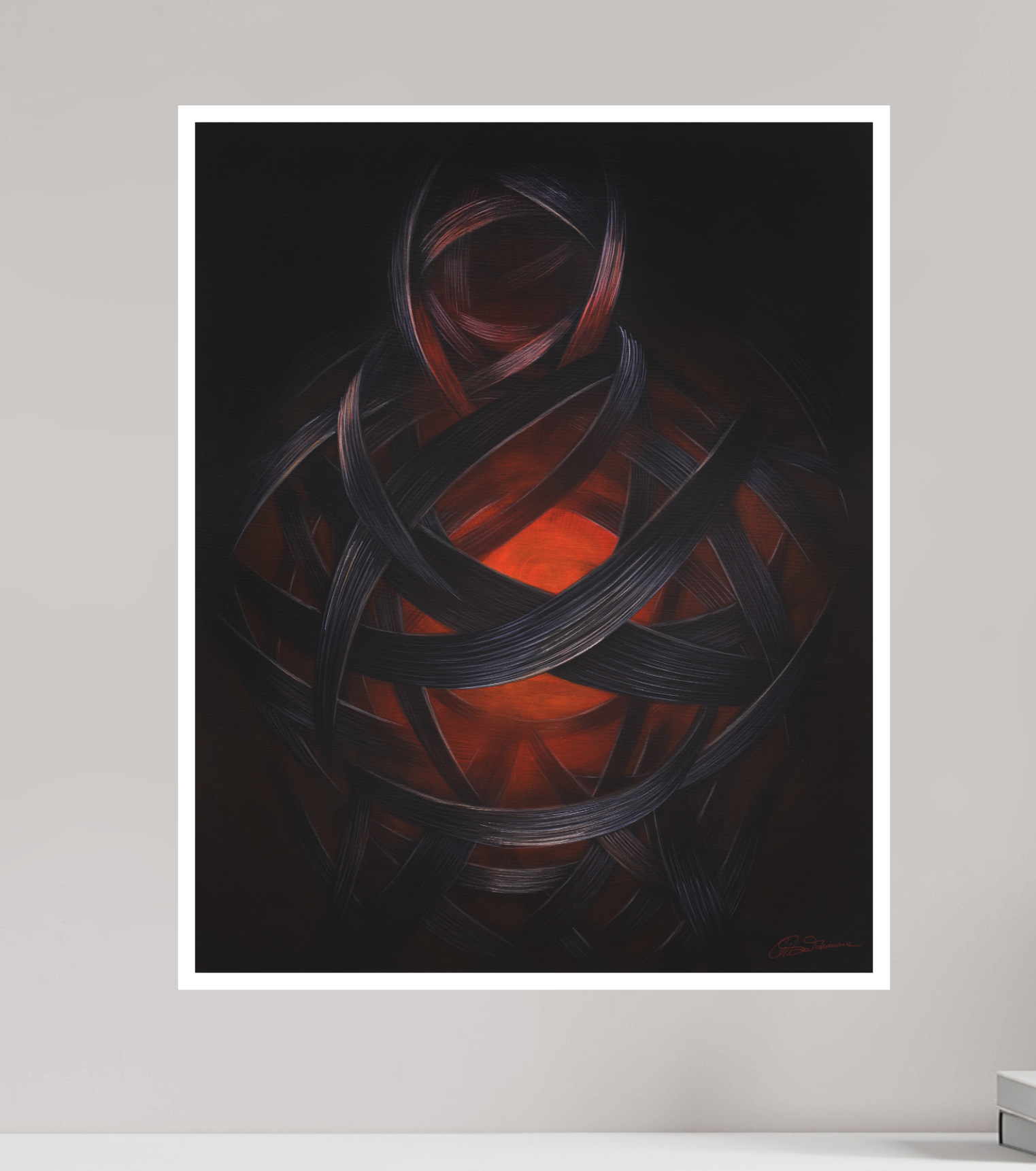 40 x 50,2 cm, Kunstdruck auf Papier ohne Rahmen Lucifera – Lichträgerin