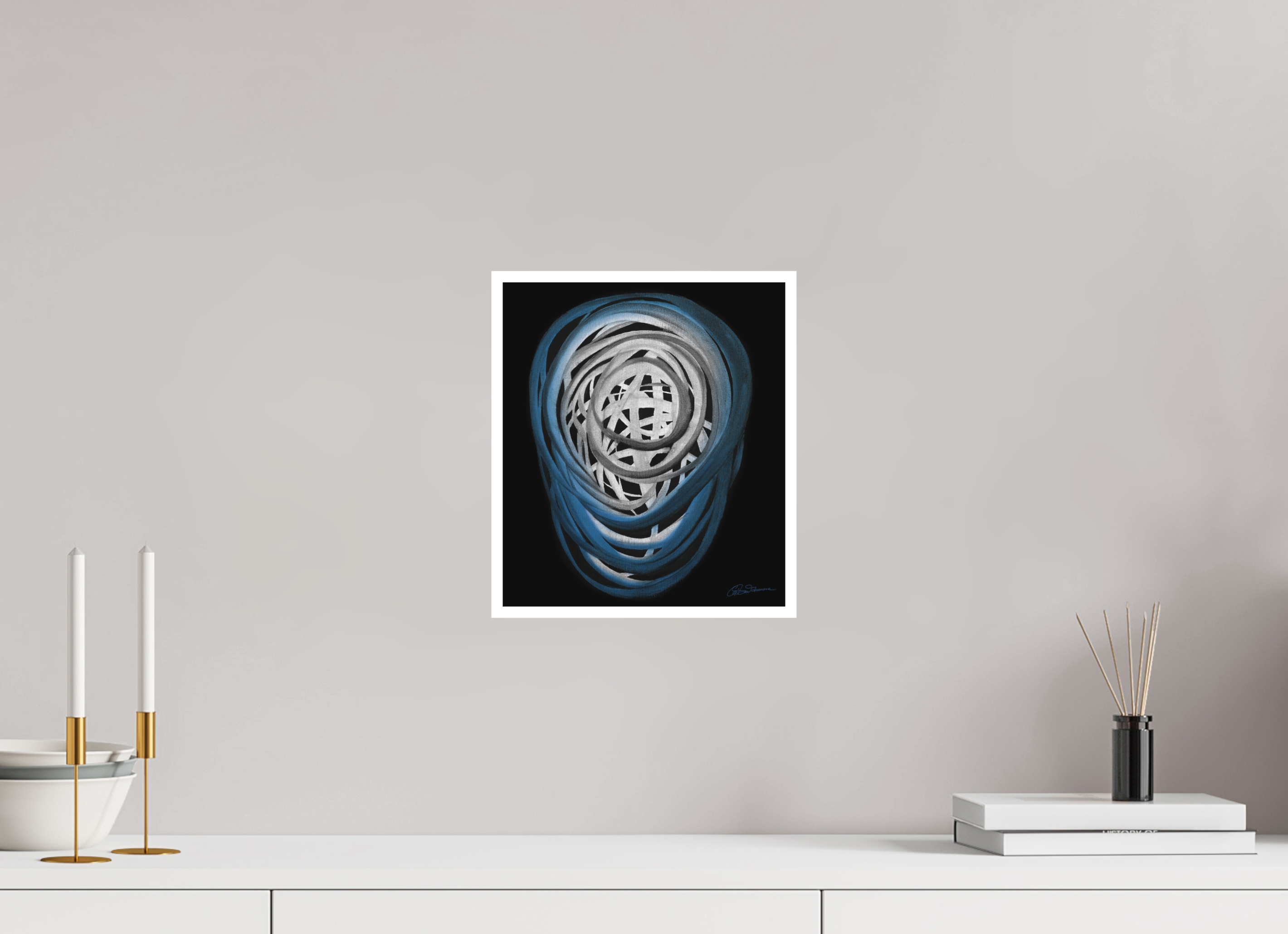 25 x 28,7 cm, Papier ohne Rahmen Luft | Atem