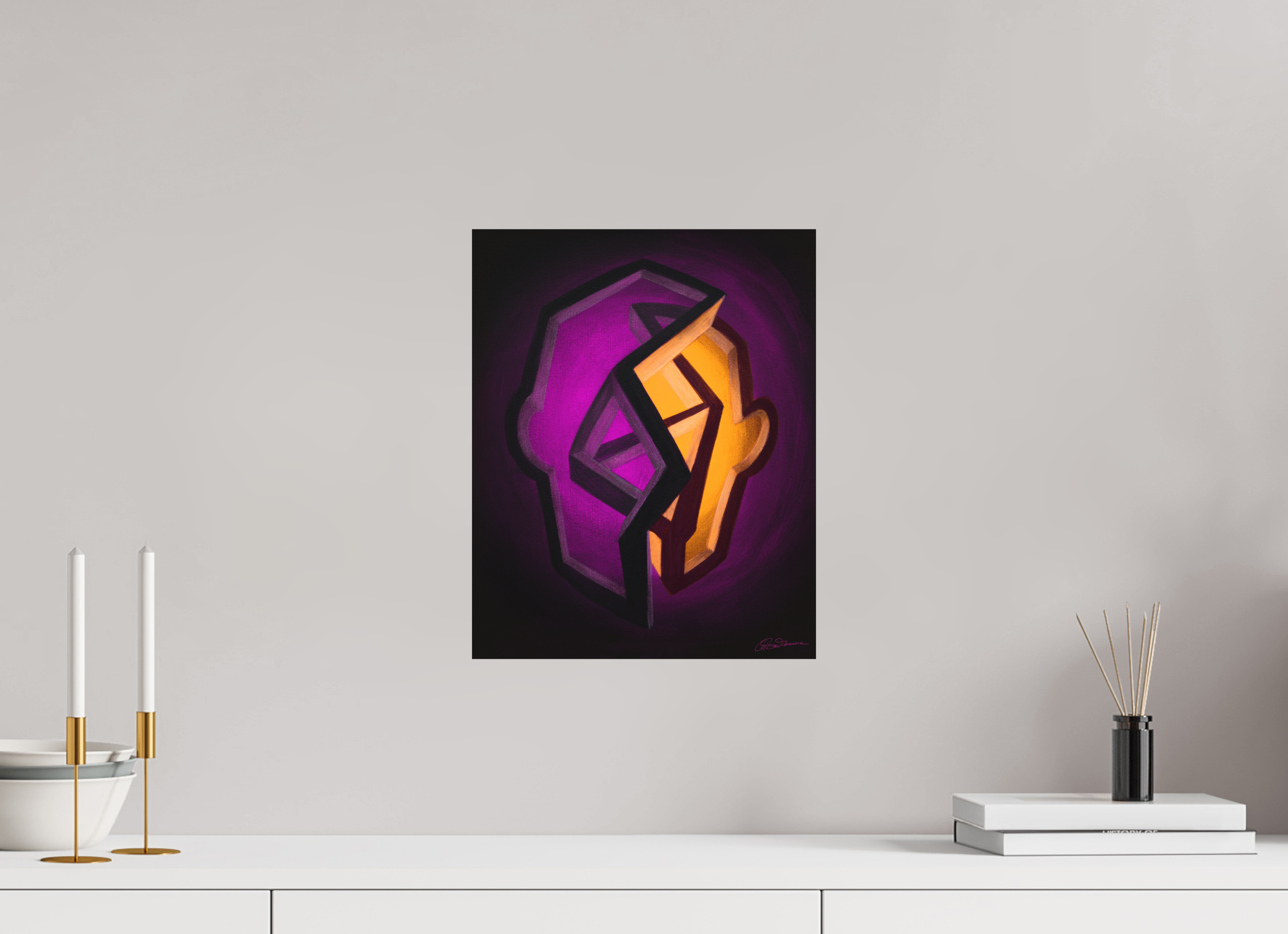 30 x 37,5 cm, Alu-Dibond mit Aufhängung Blütezeit – Übergang in die Fülle