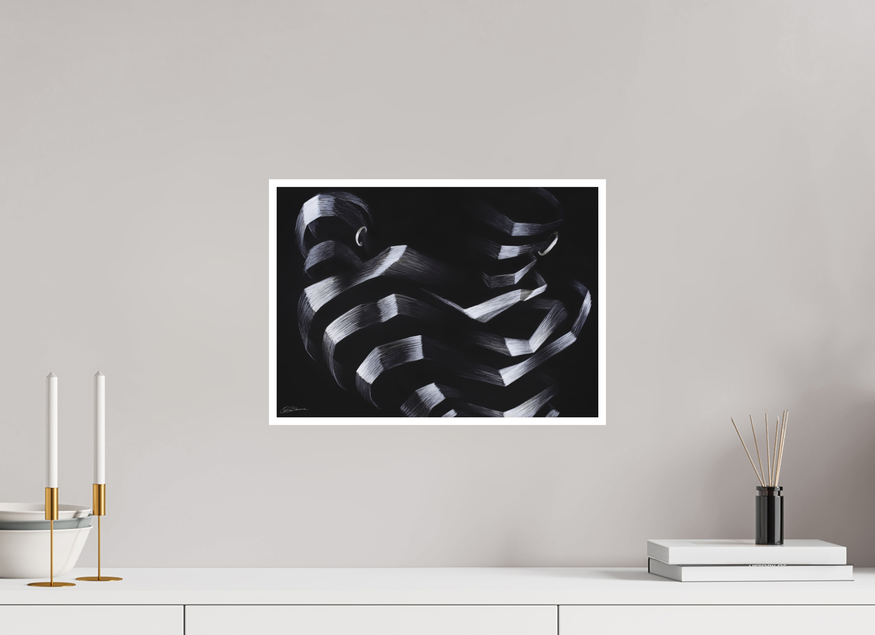 41,9 x 30 cm, Papier ohne Rahmen Duell & Duett