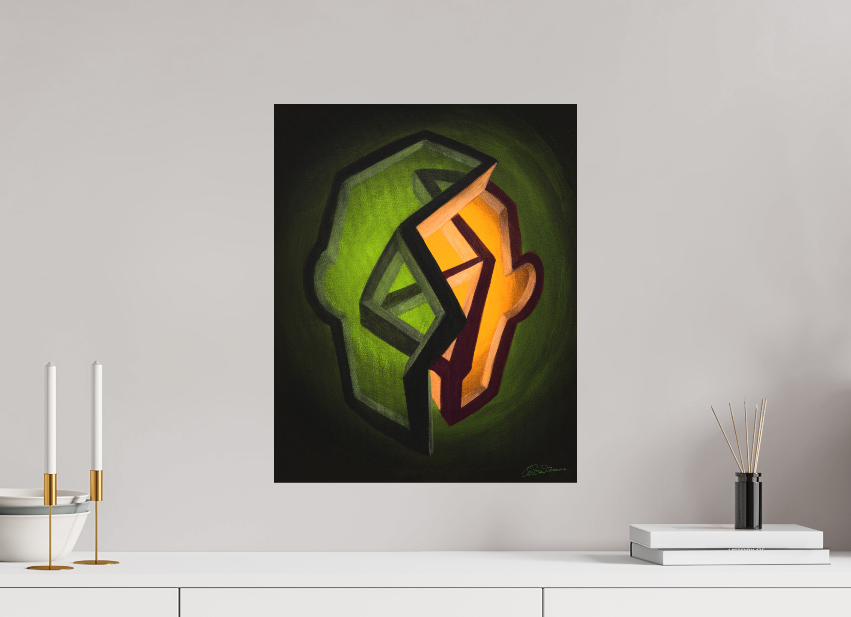 40 x 50 cm, Alu-Dibond mit Aufhängung Frühling – Erwachen