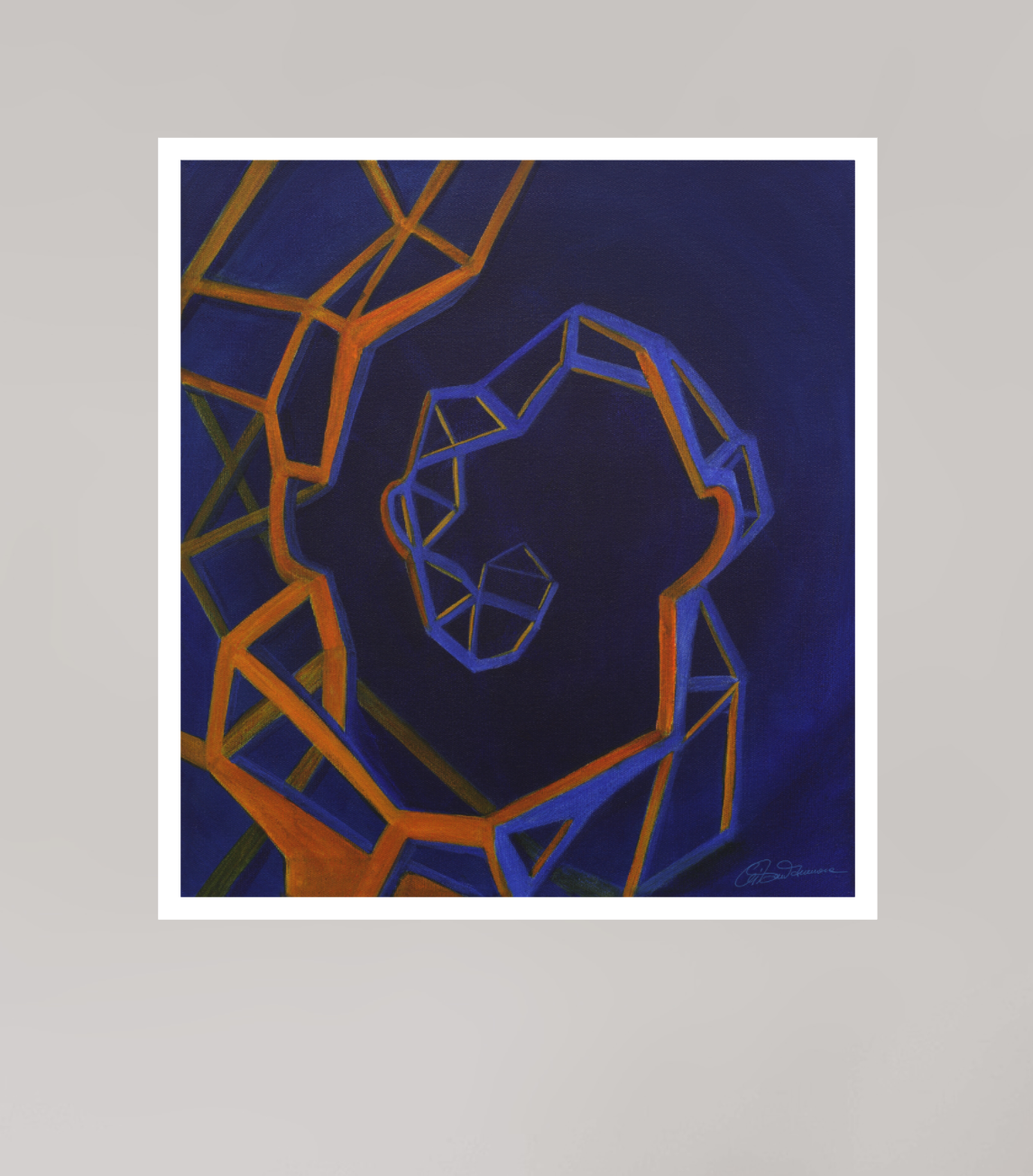 30 x 32,8 cm, Papier ohne Rahmen Evolution – Spirale des Selbst