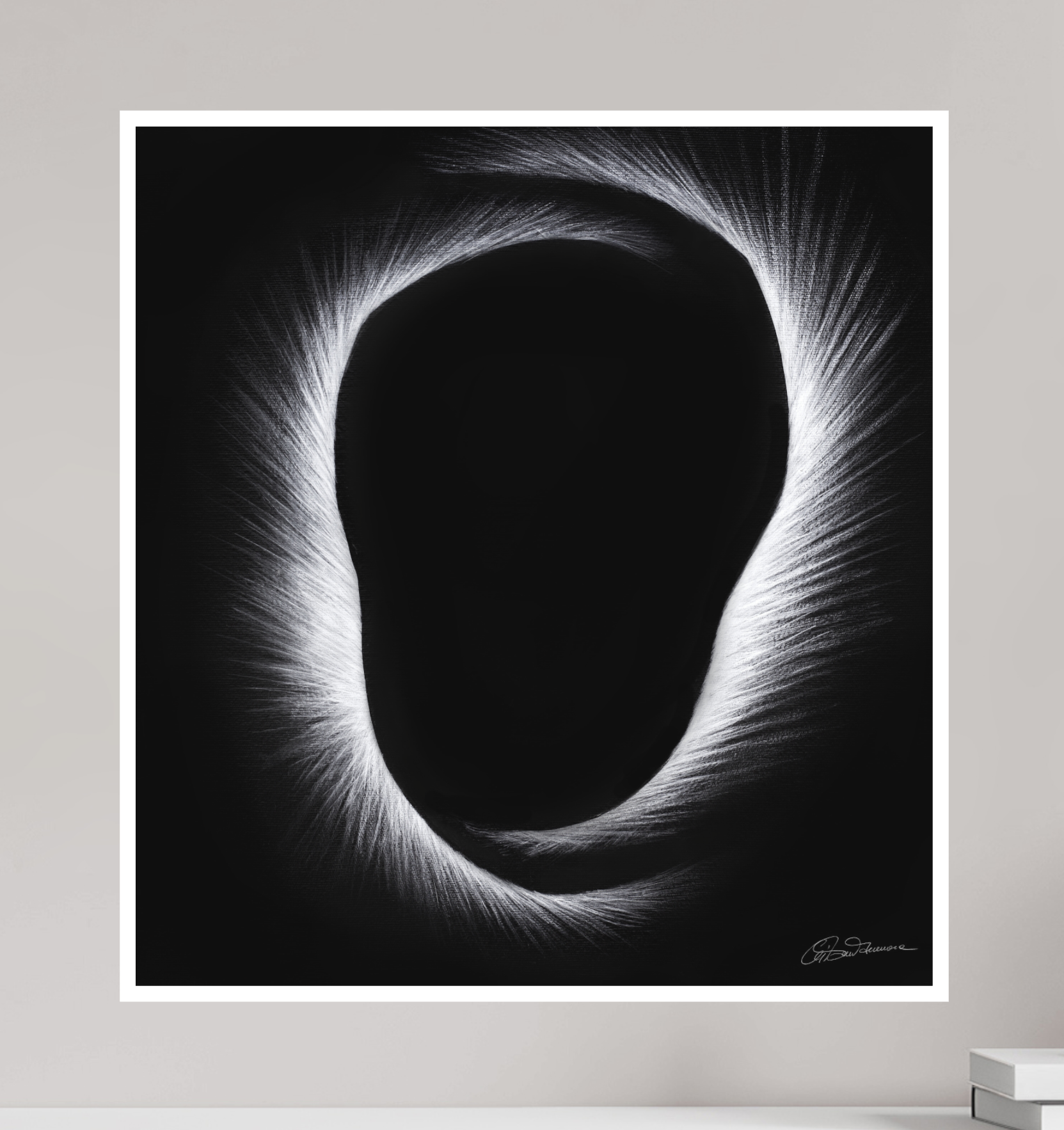 50 x 53,9 cm, Papier ohne Rahmen Eklipse