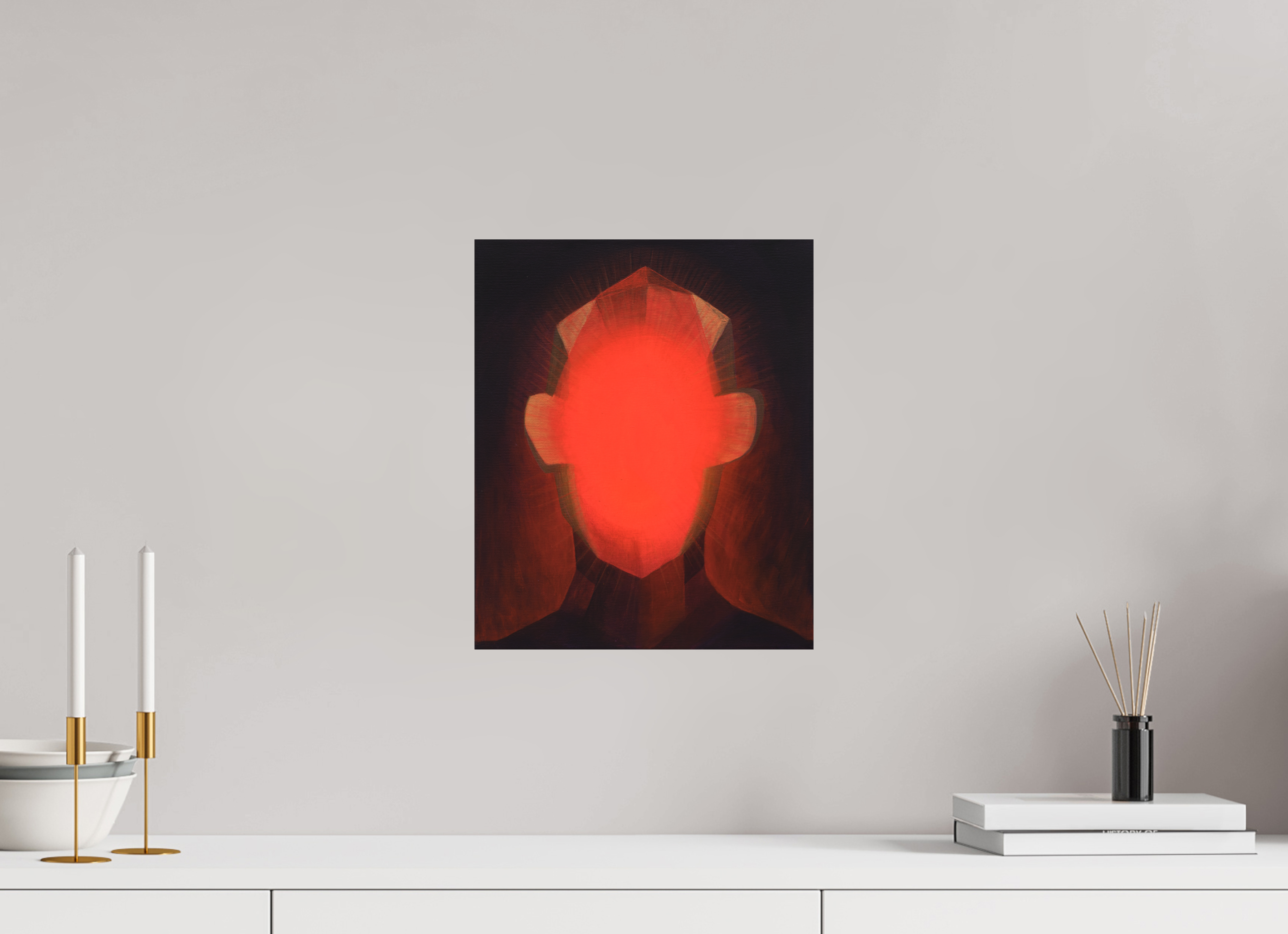 30 x 36,3 cm, Fine Art Print ohne Rahmen Portal zum Selbst