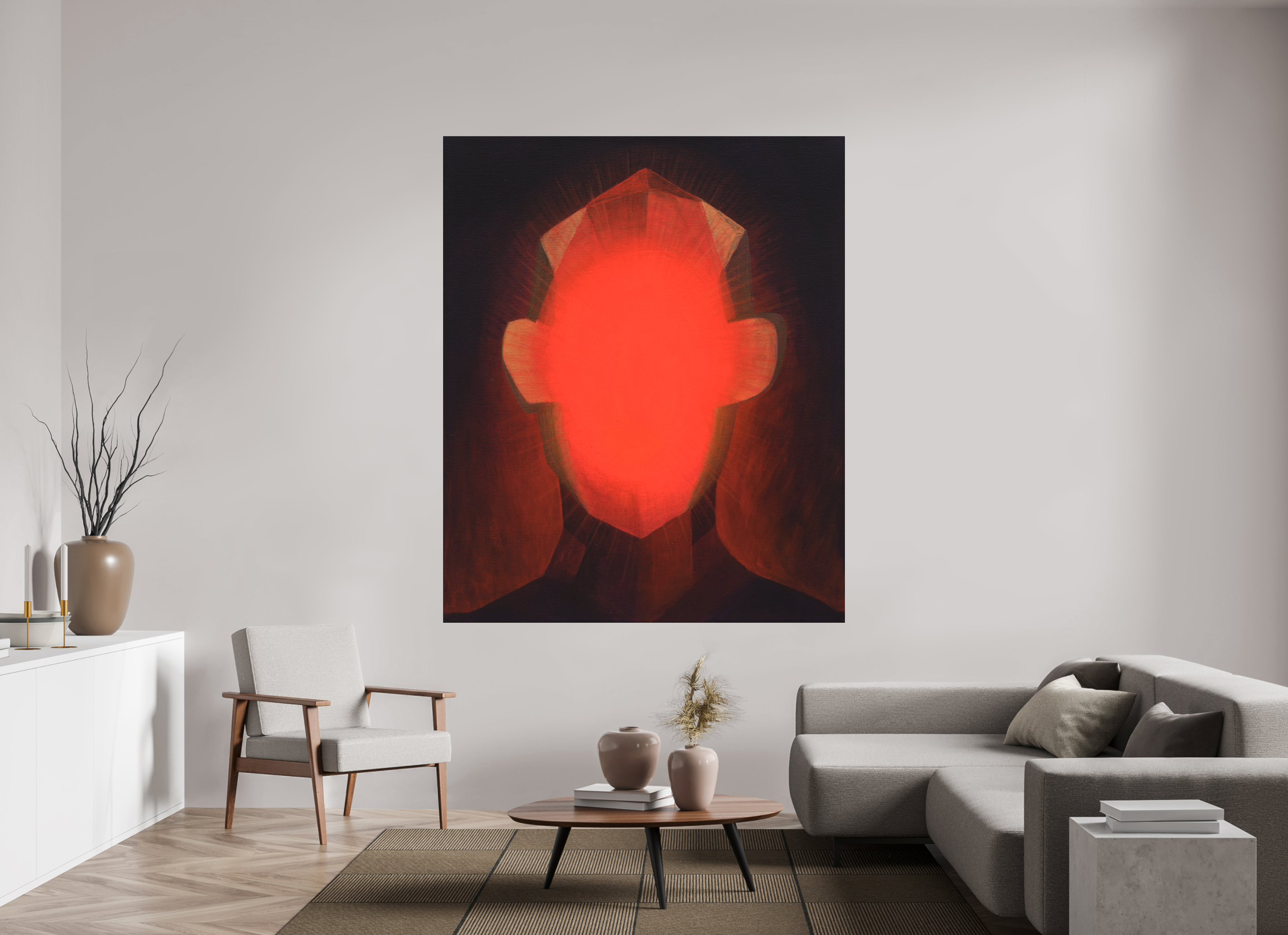 160 x 193,6 cm, Fine Art Pigmentdruck hinter Acrylglas Portal zum Selbst