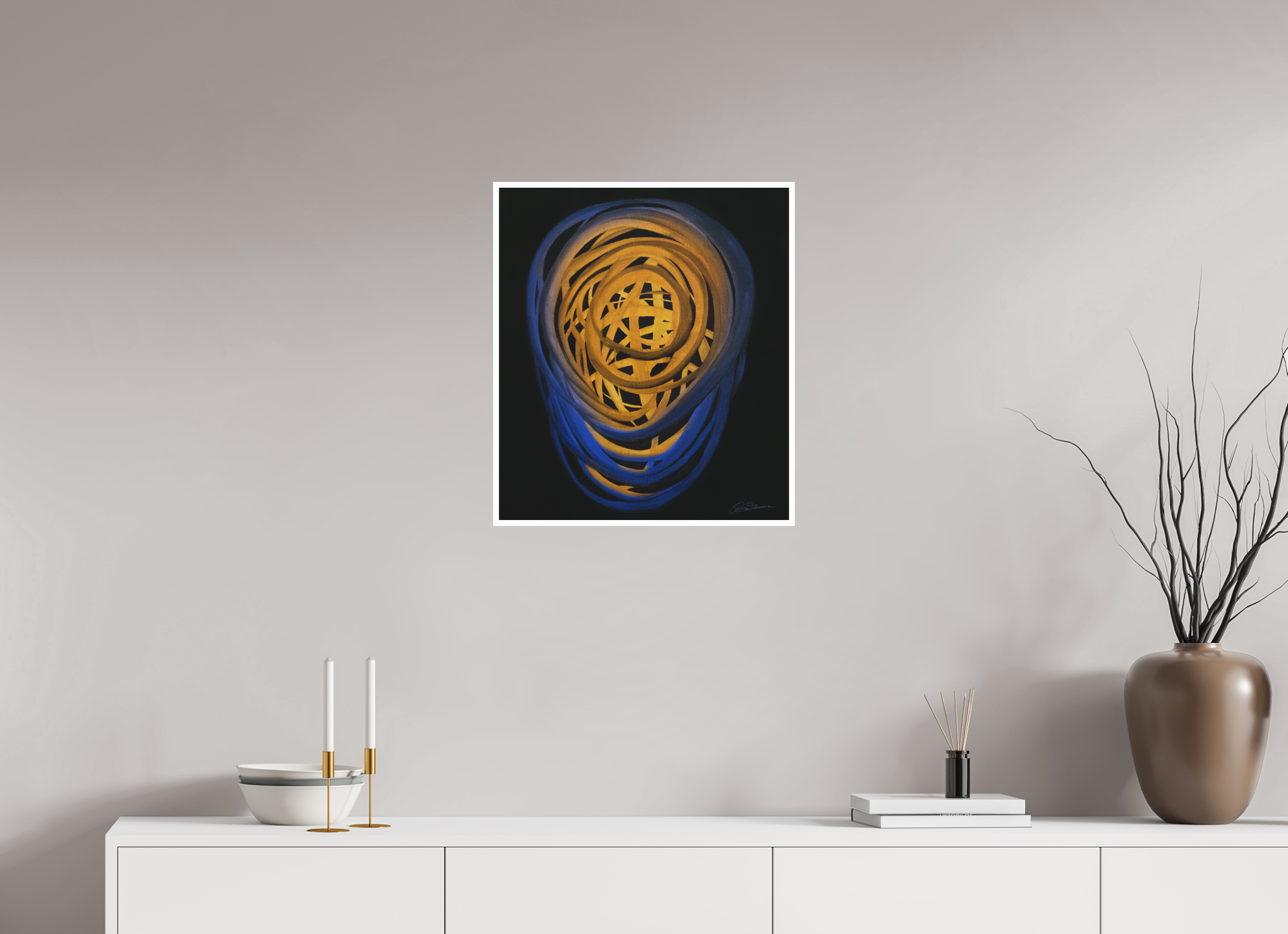 50 x 57,3 cm, Papier ohne Rahmen Erde & Wasser | Frühsommer