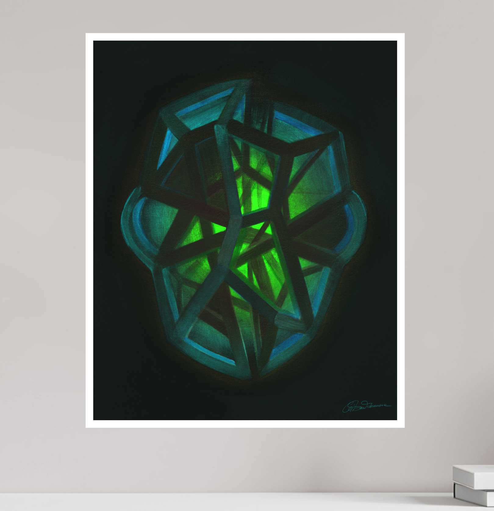 40 x 50 cm, Papier ohne Rahmen Emotionale Architektur: Hoffnung