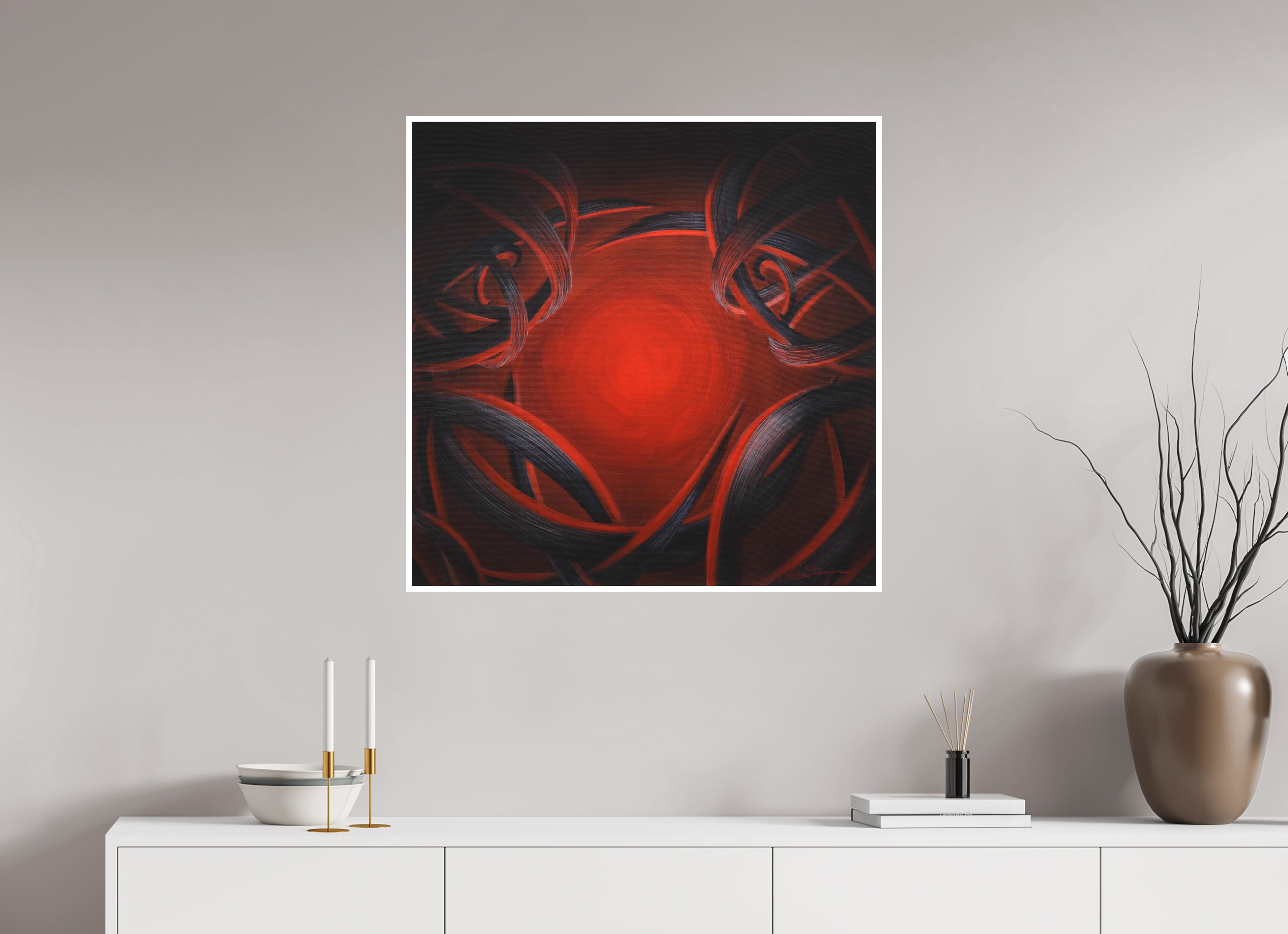 80 x 80 cm, Papier ohne Rahmen Lichtbildner
