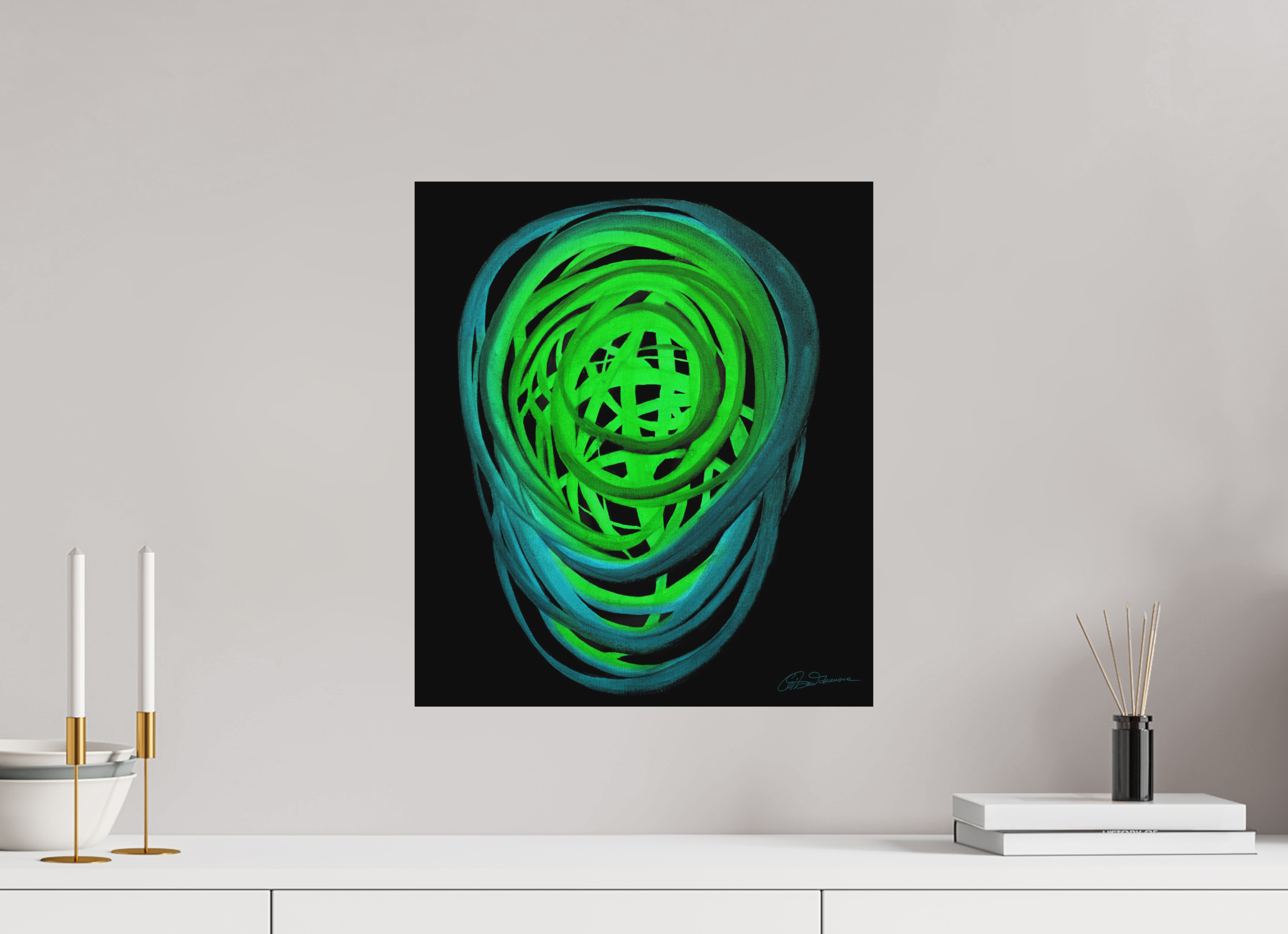 40 x 45,8 cm, Alu-Dibond mit Aufhängung Frühling | Aufbruch