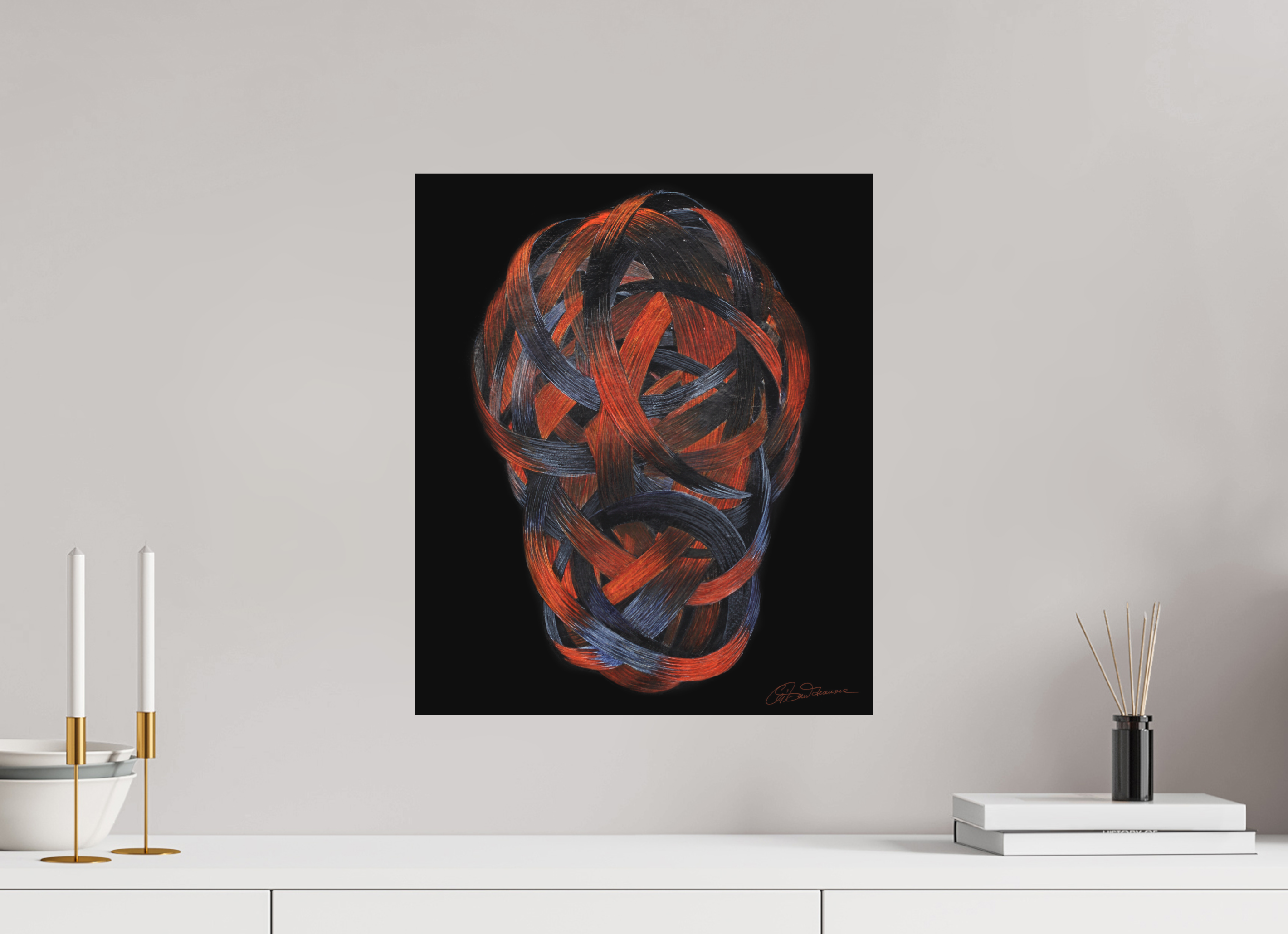 40 x 47,2 cm, Alu-Dibond-Druck mit Aufhängung Elementarwersen