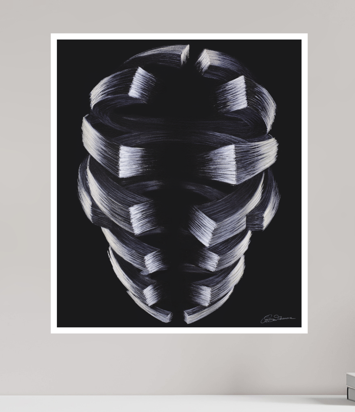 40 x 47 cm, Papier ohne Rahmen Denken und Fühlen