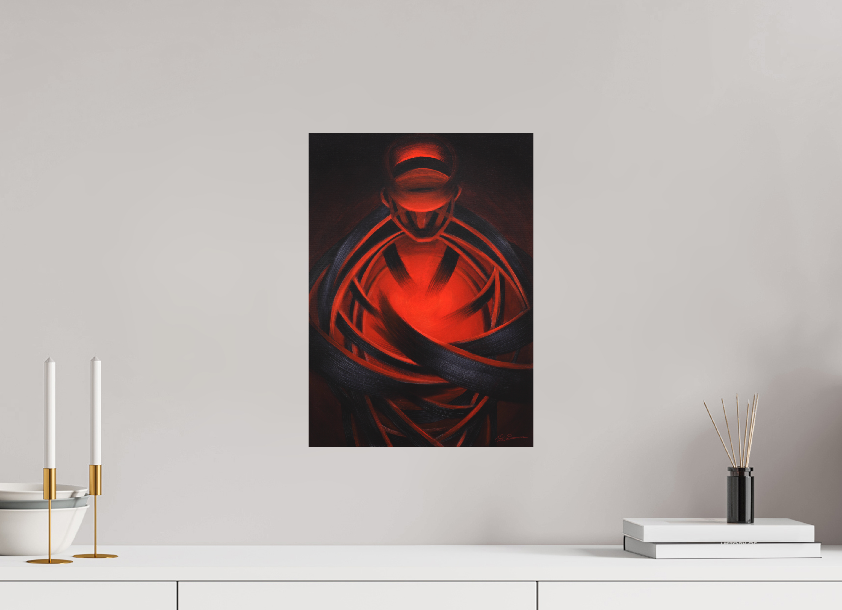 30 x 41,9 cm, Alu-Dibond mit Aufhängung Der Innere Magier