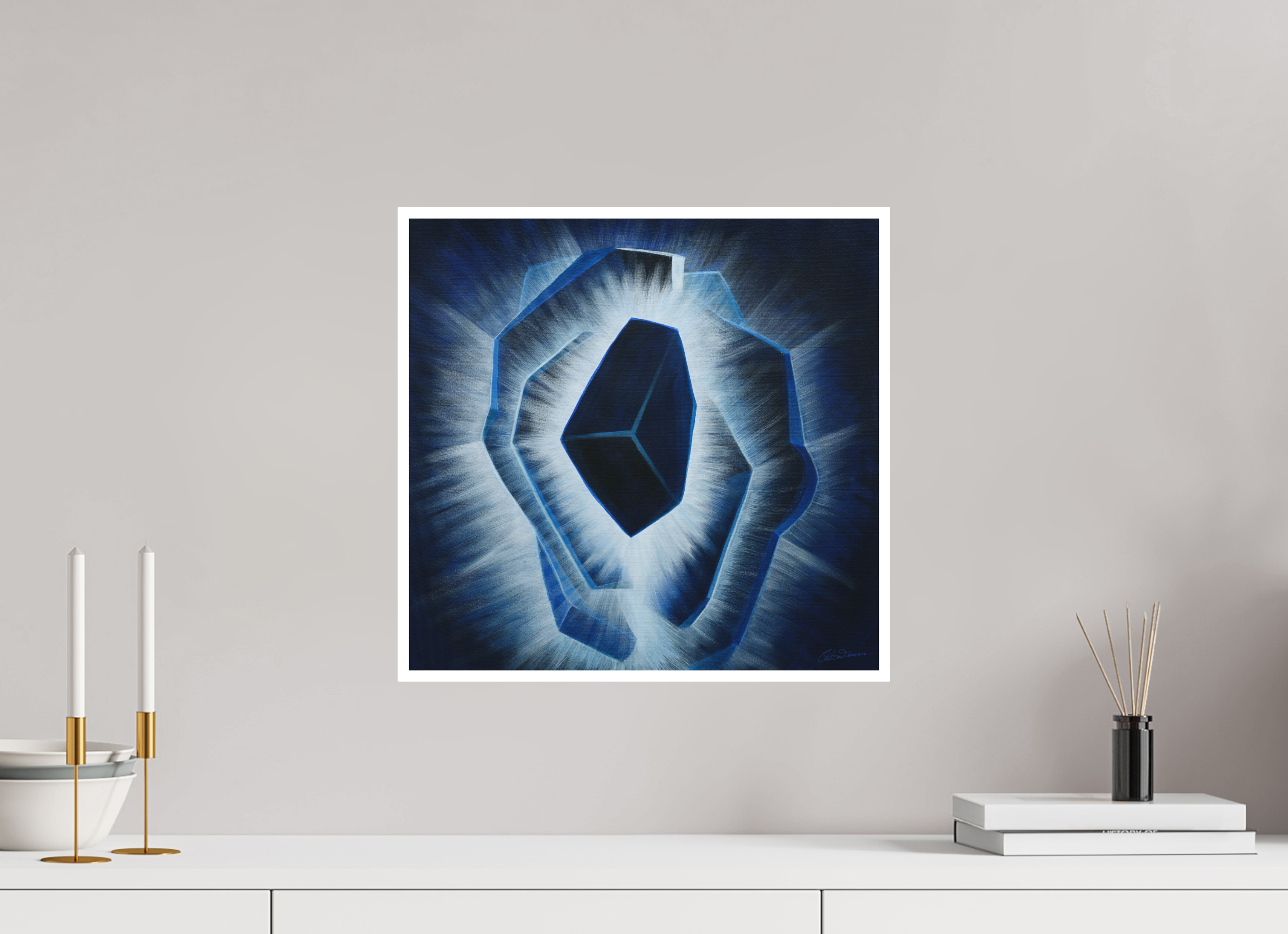 41,6 x 40 cm, Papier ohne Rahmen Der innere Durchbruch – Erwachen