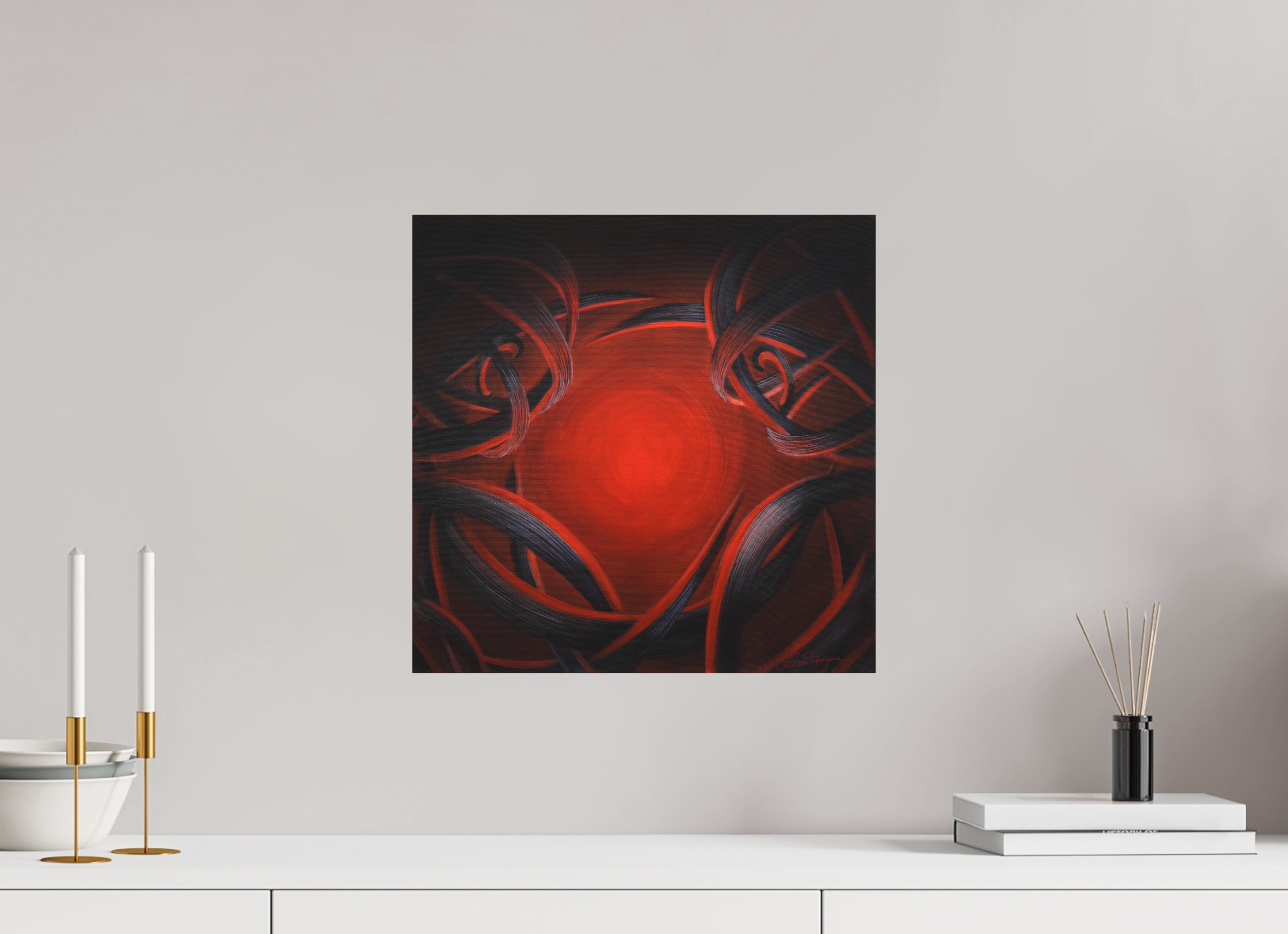 40,4 x 40 cm, Alu-Dibond mit Aufhängung Lichtbildner