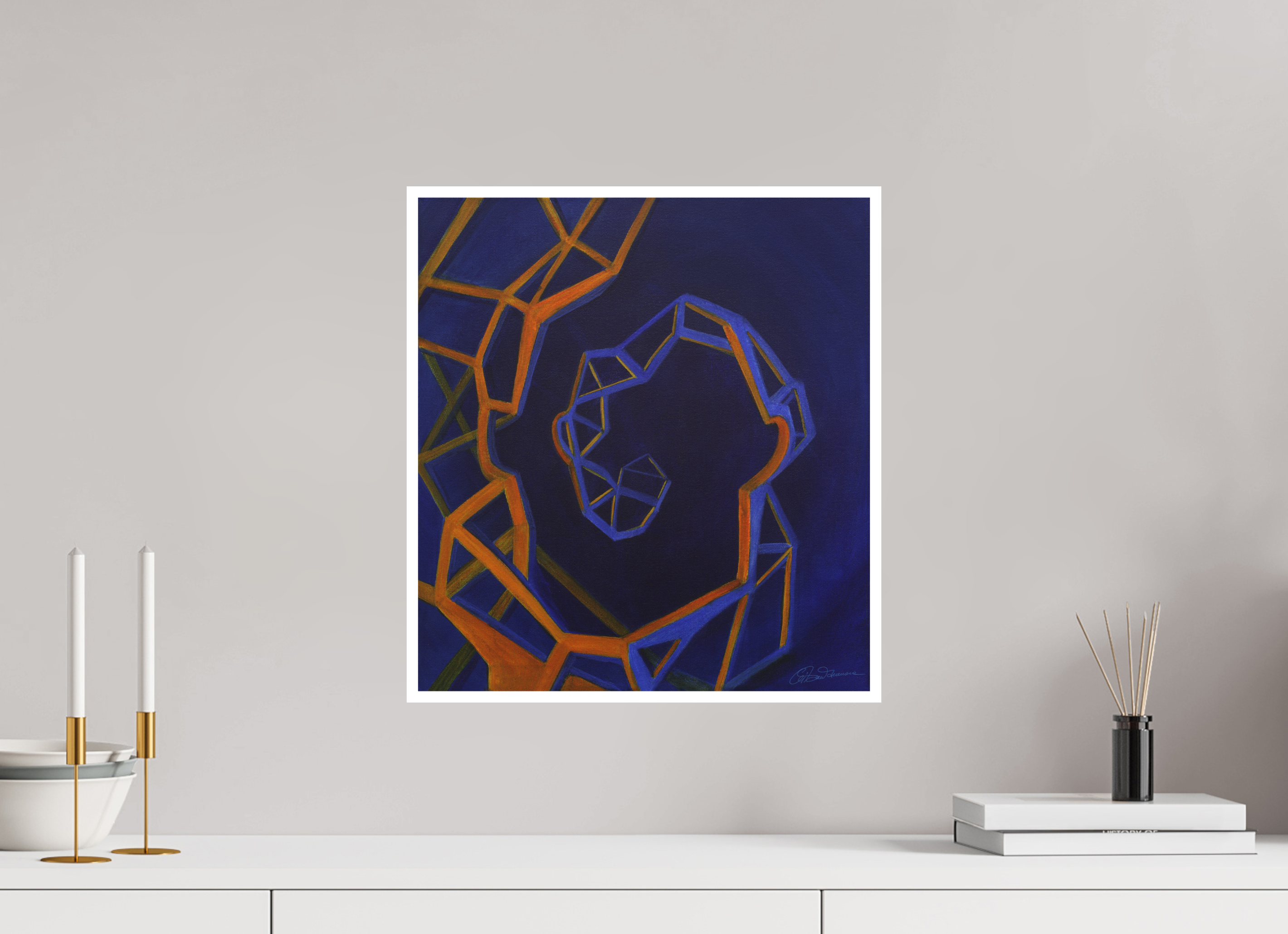 40 x 43,7 cm, Papier ohne Rahmen Evolution – Spirale des Selbst