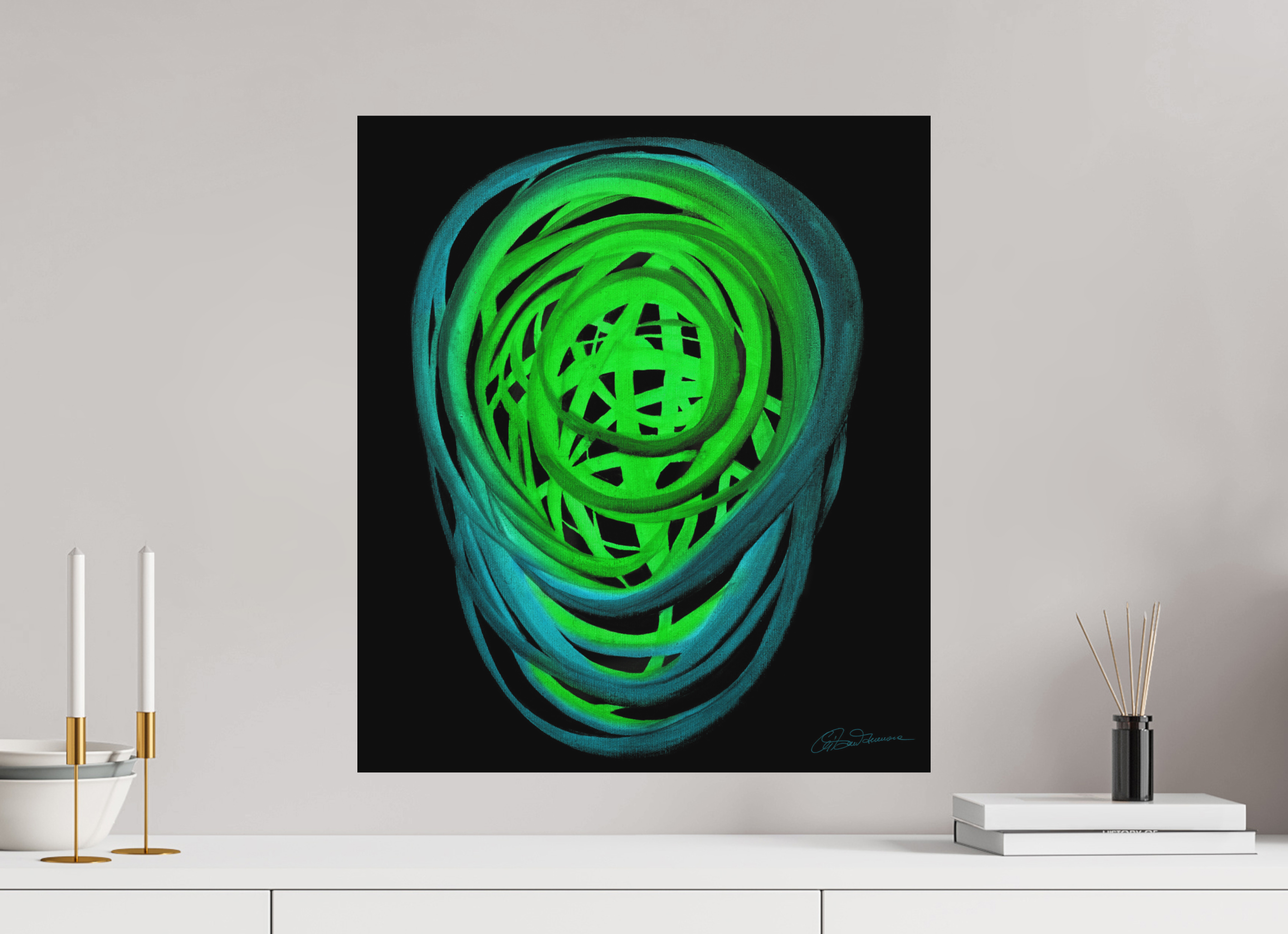 50 x 57,3 cm, Alu-Dibond mit Aufhängung Frühling | Aufbruch