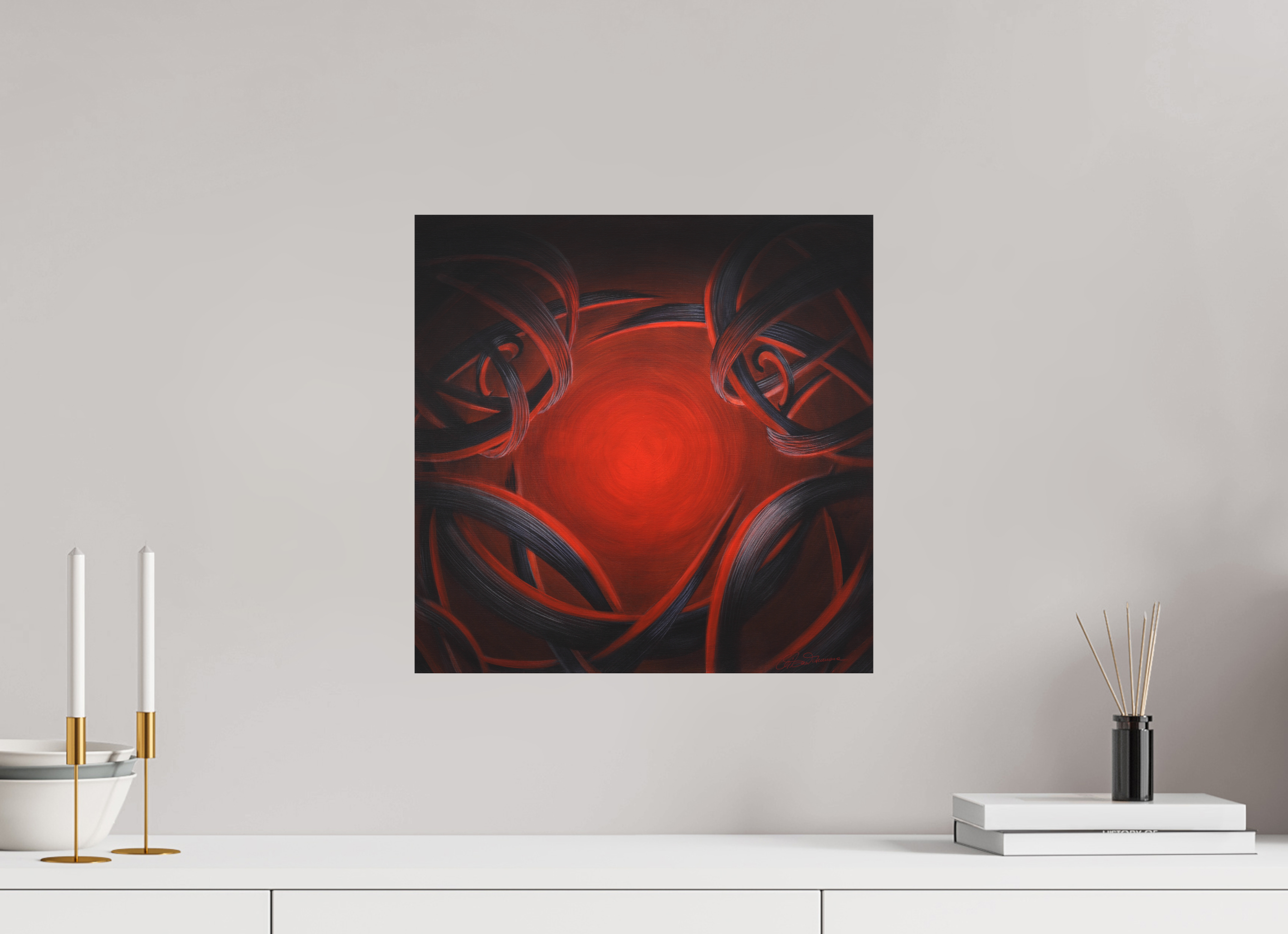 40 x 40 cm, Alu-Dibond mit Aufhängung Lichtbildner