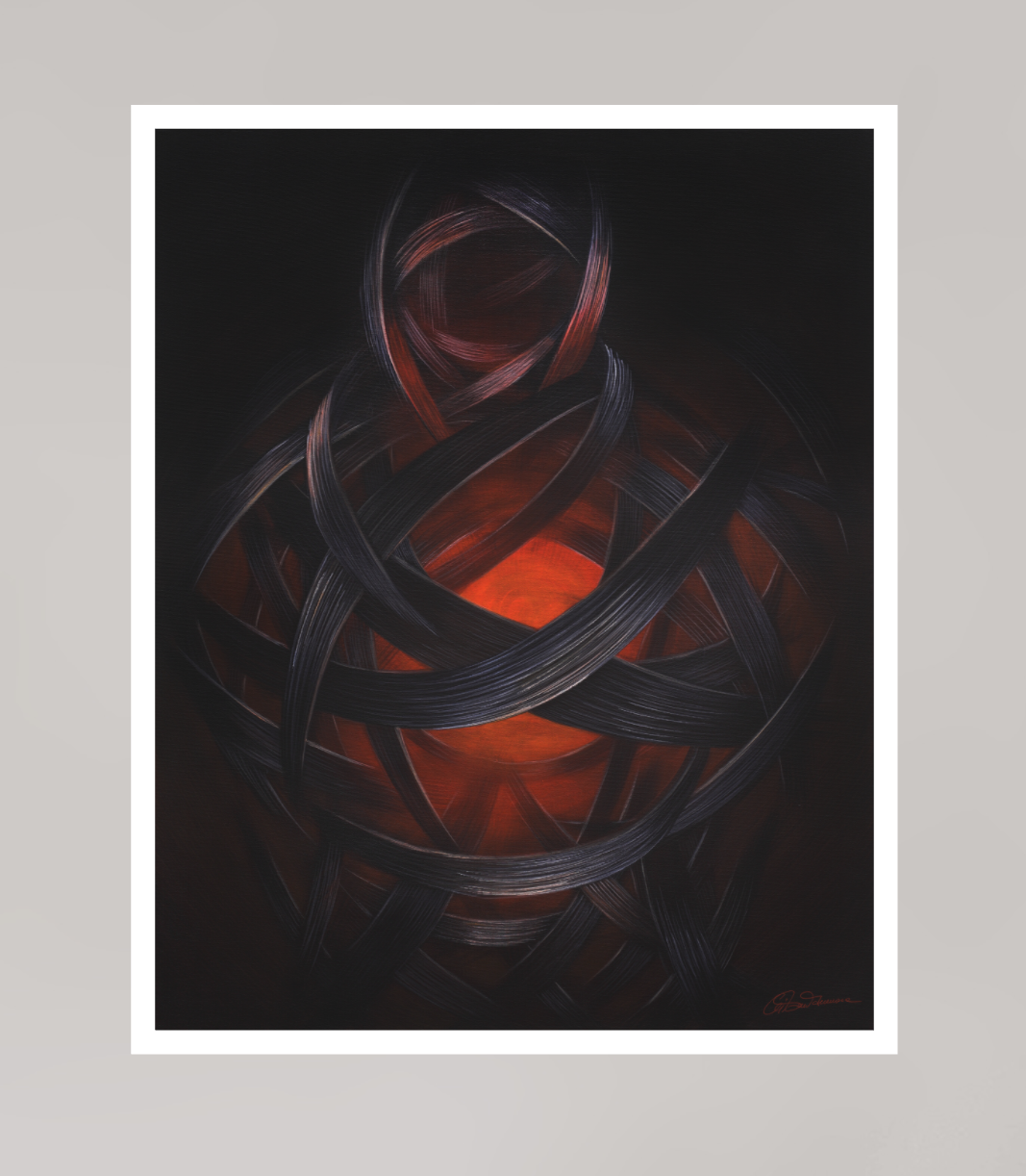30 x 37,6 cm, Kunstdruck auf Papier ohne Rahmen Lucifera – Lichträgerin