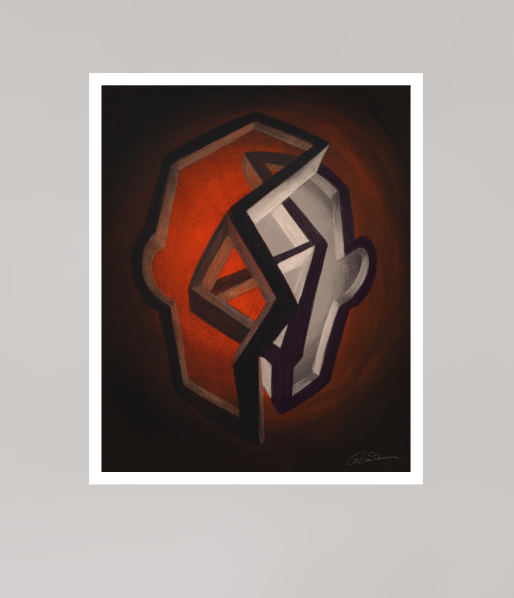 25 x 31,3 cm, Papier ohne Rahmen Herbst – von Feuer zu Asche