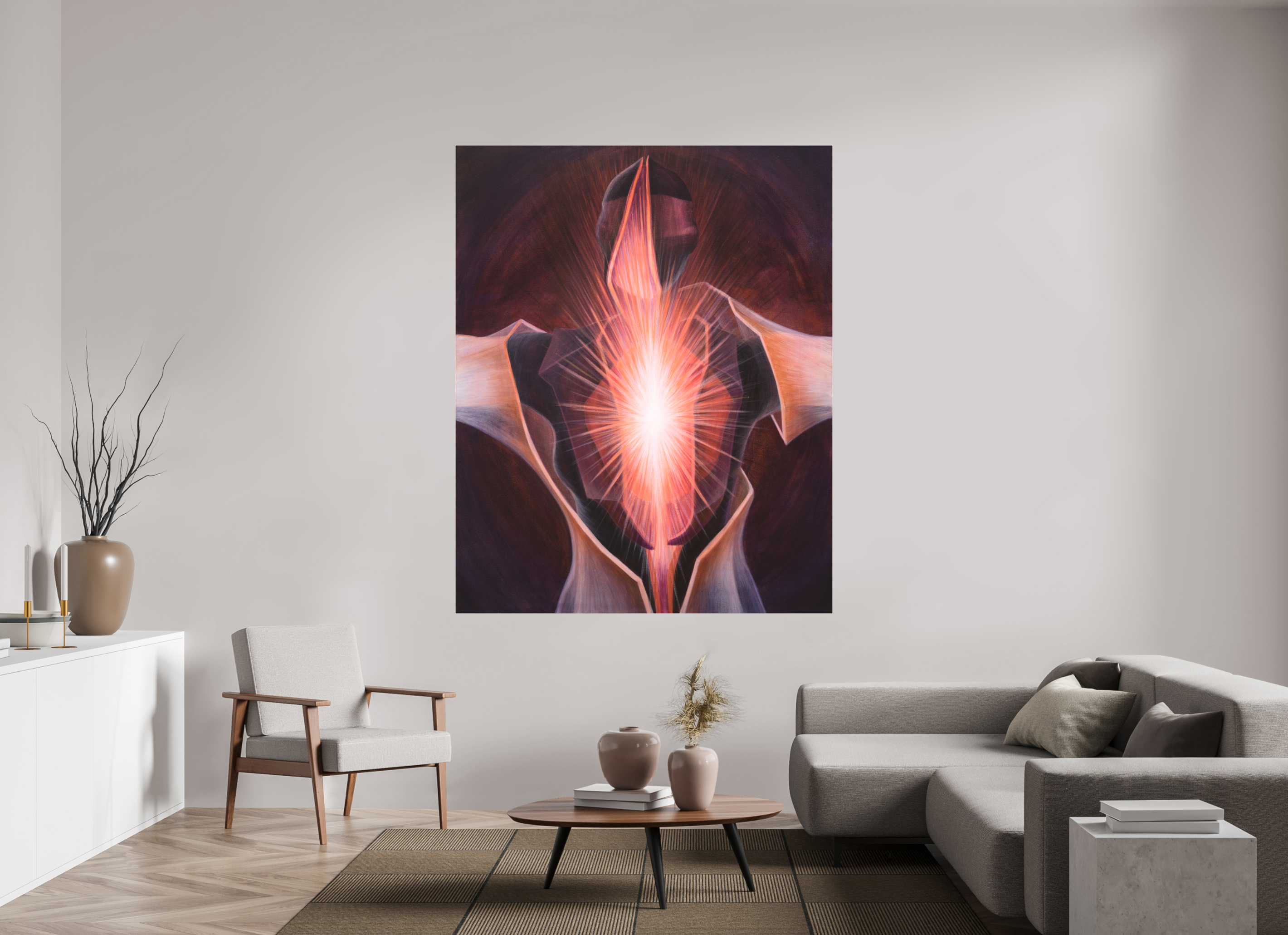 150 x 186,1 cm, Fine Art Pigmentdruck hinter Acrylglas Selbst Offenbarung