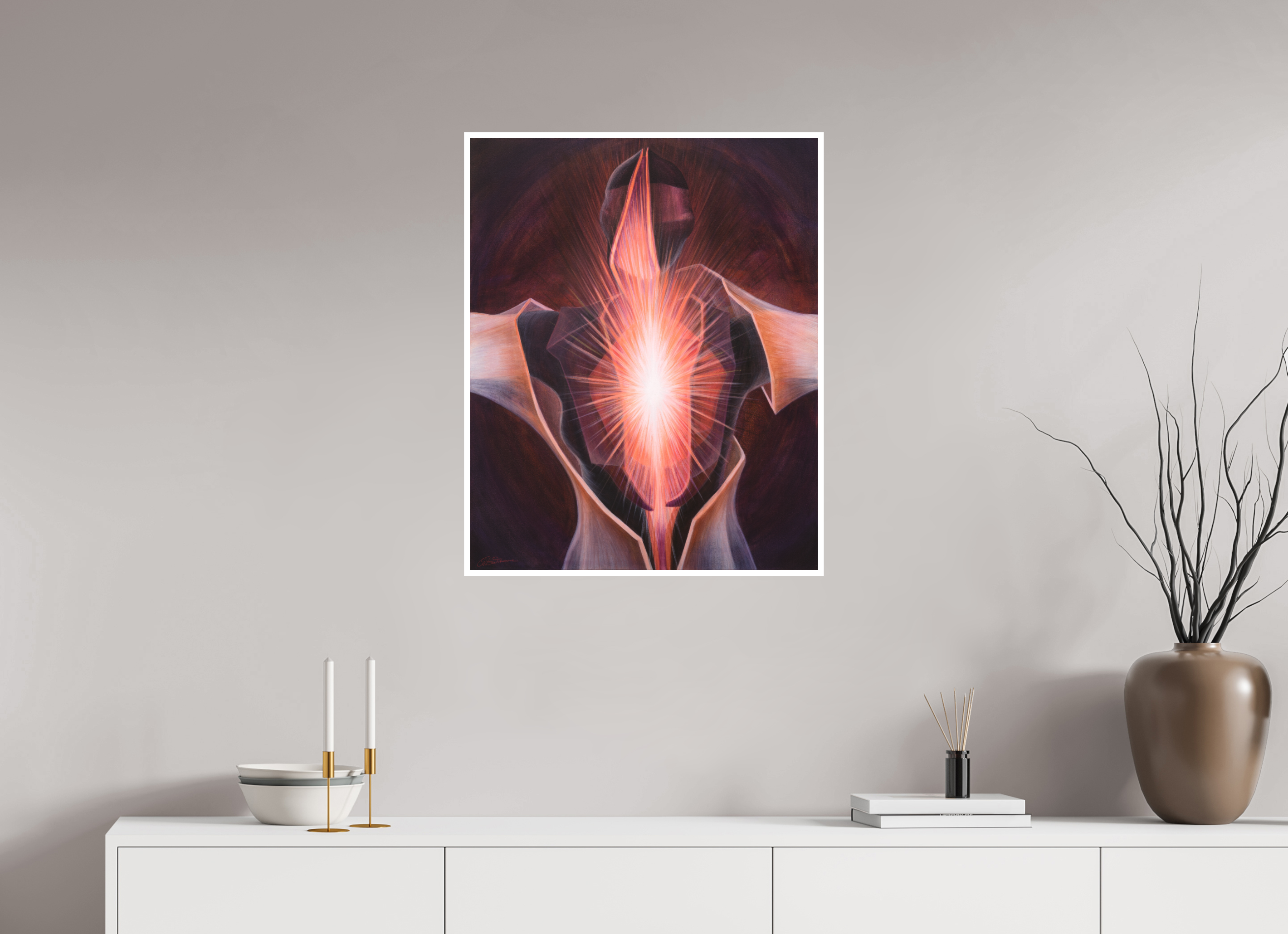 60 x 74,5 cm, Papier ohne Rahmen Selbstoffenbarung