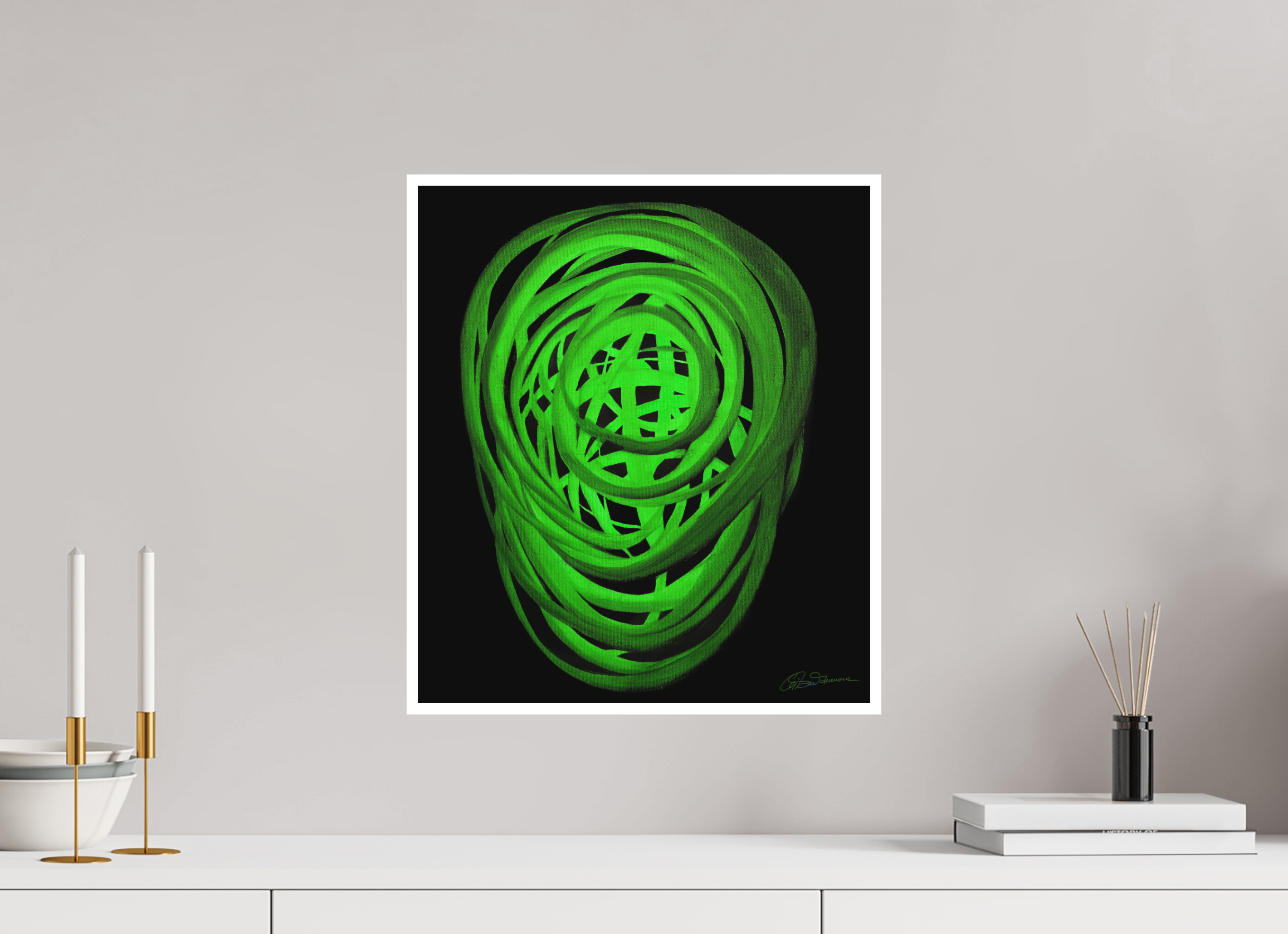 40 x 45,8 cm, Papier ohne Rahmen Erde – Innerer Sproß | Frühling