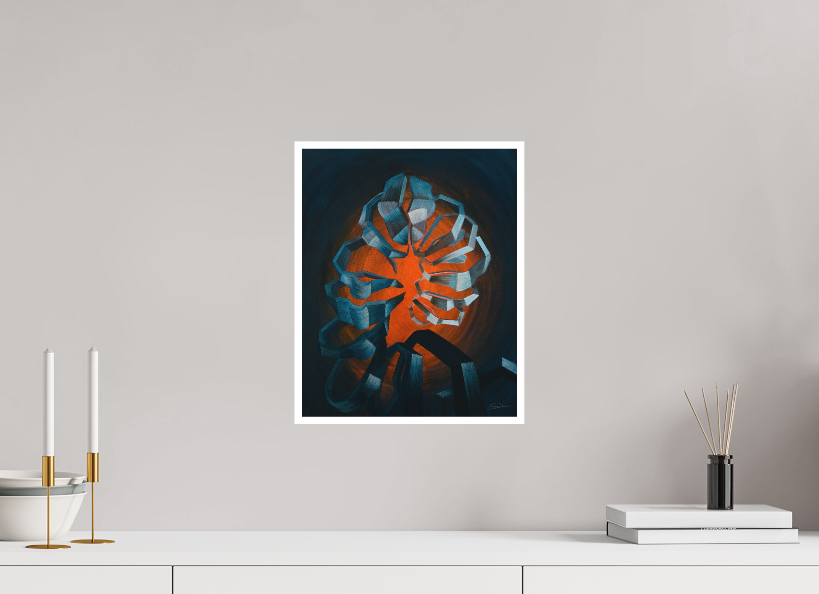 30 x 37,3 cm, Papier ohne Rahmen Evolution des Selbst