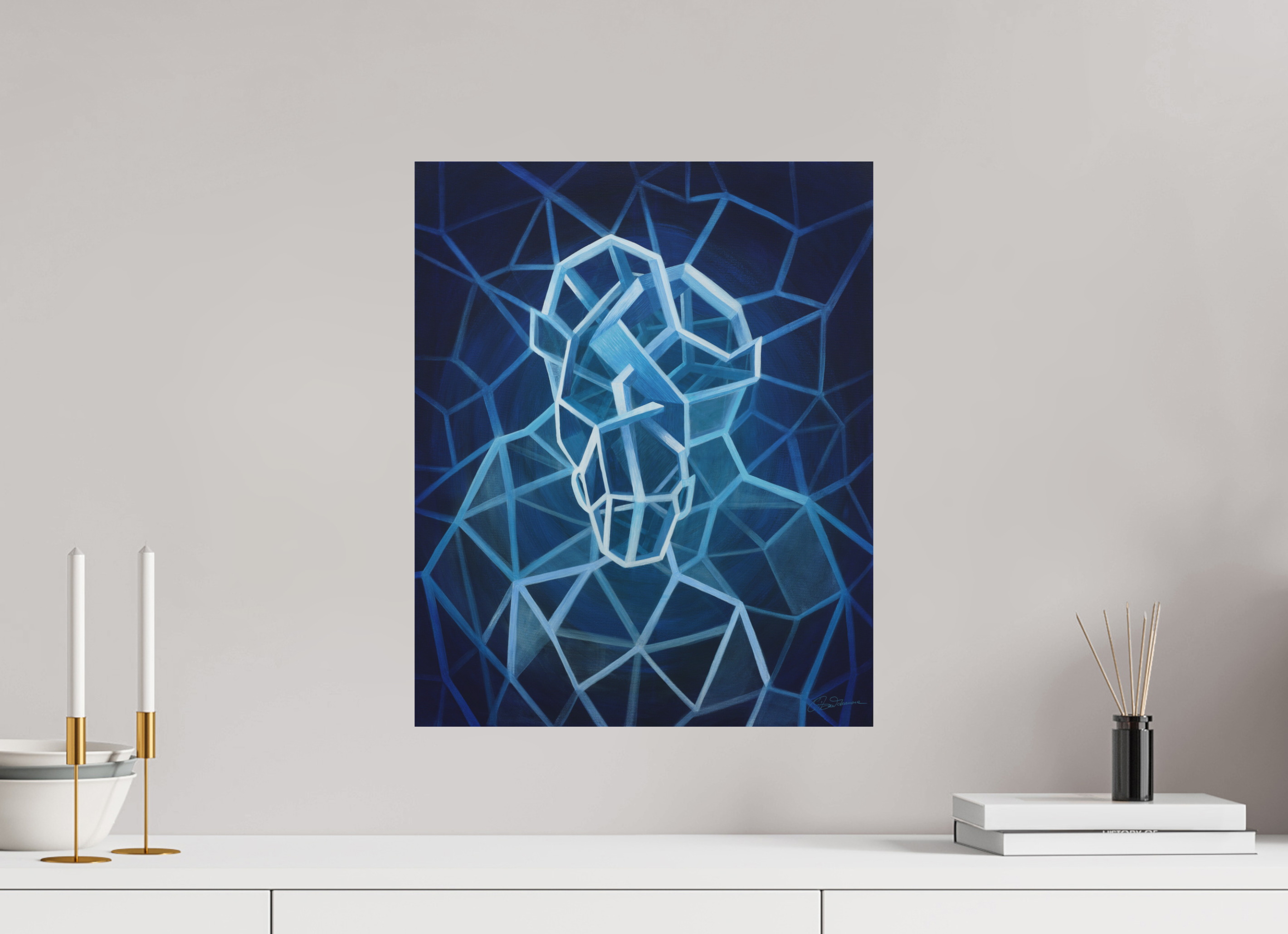 40 x 49,3 cm, Alu-Dibond mit Aufhängung Familienfeld