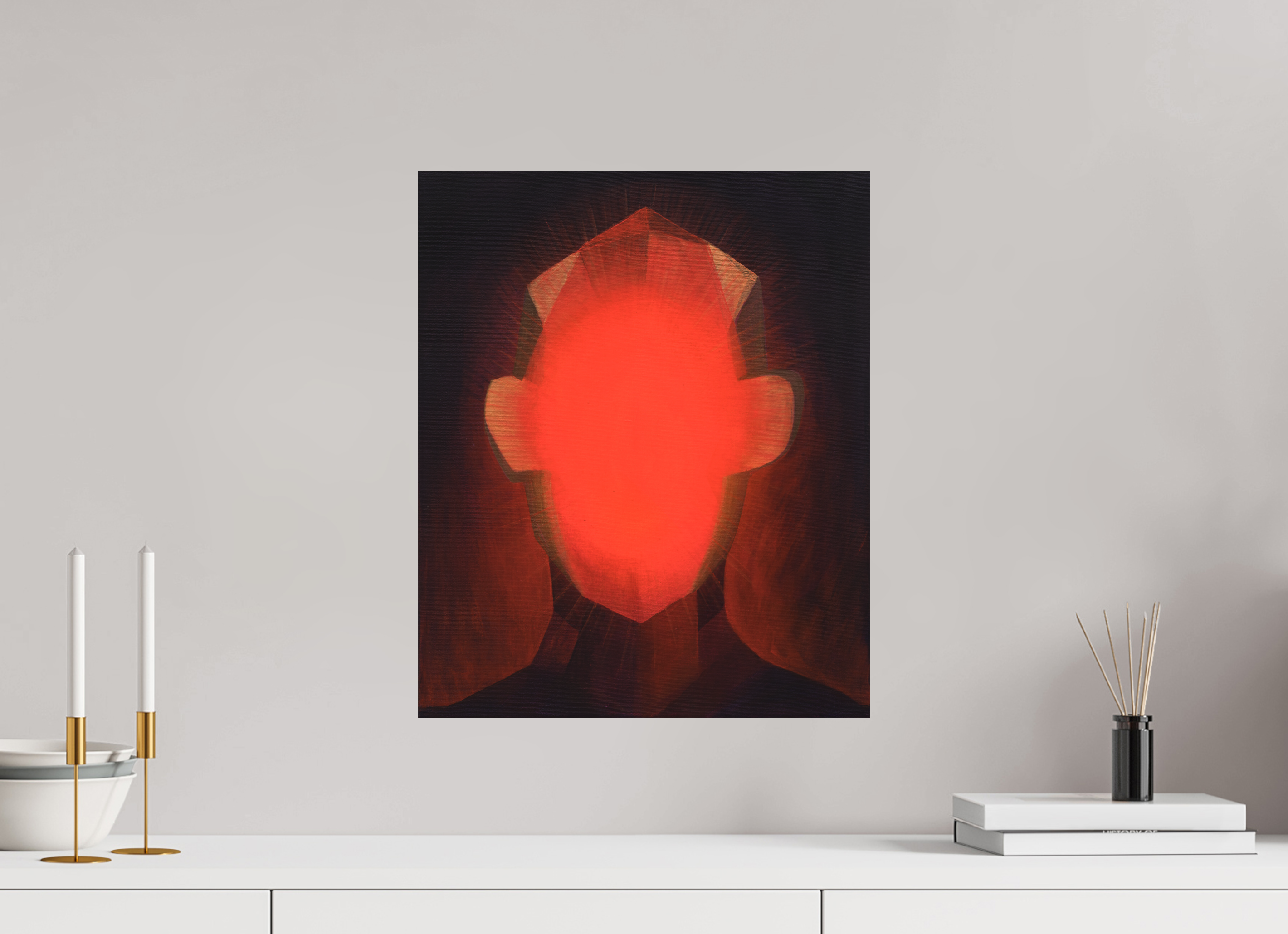 40 x 48,4 cm, Fine Art Print ohne Rahmen Portal zum Selbst