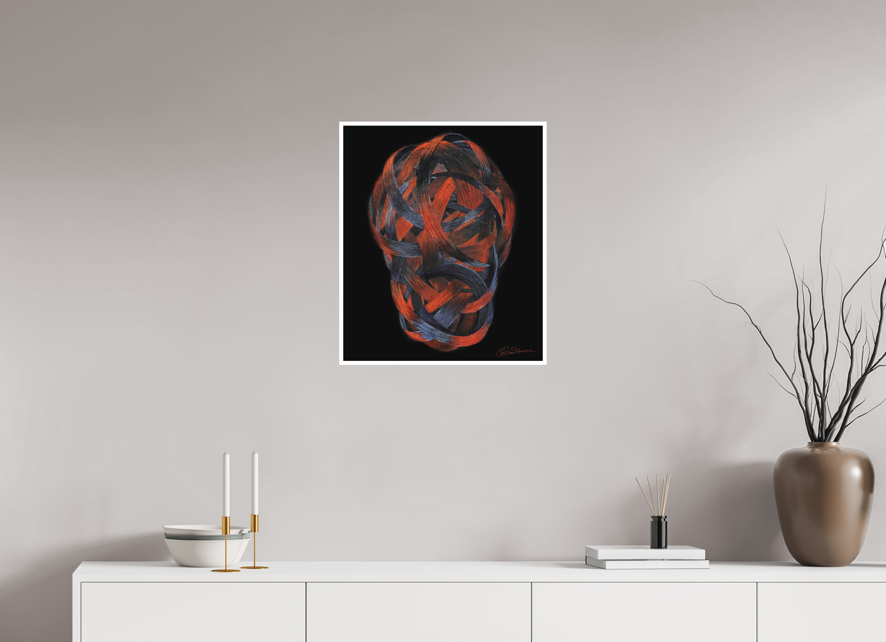 50 x 59 cm, Papier ohne Rahmen Elementarwersen