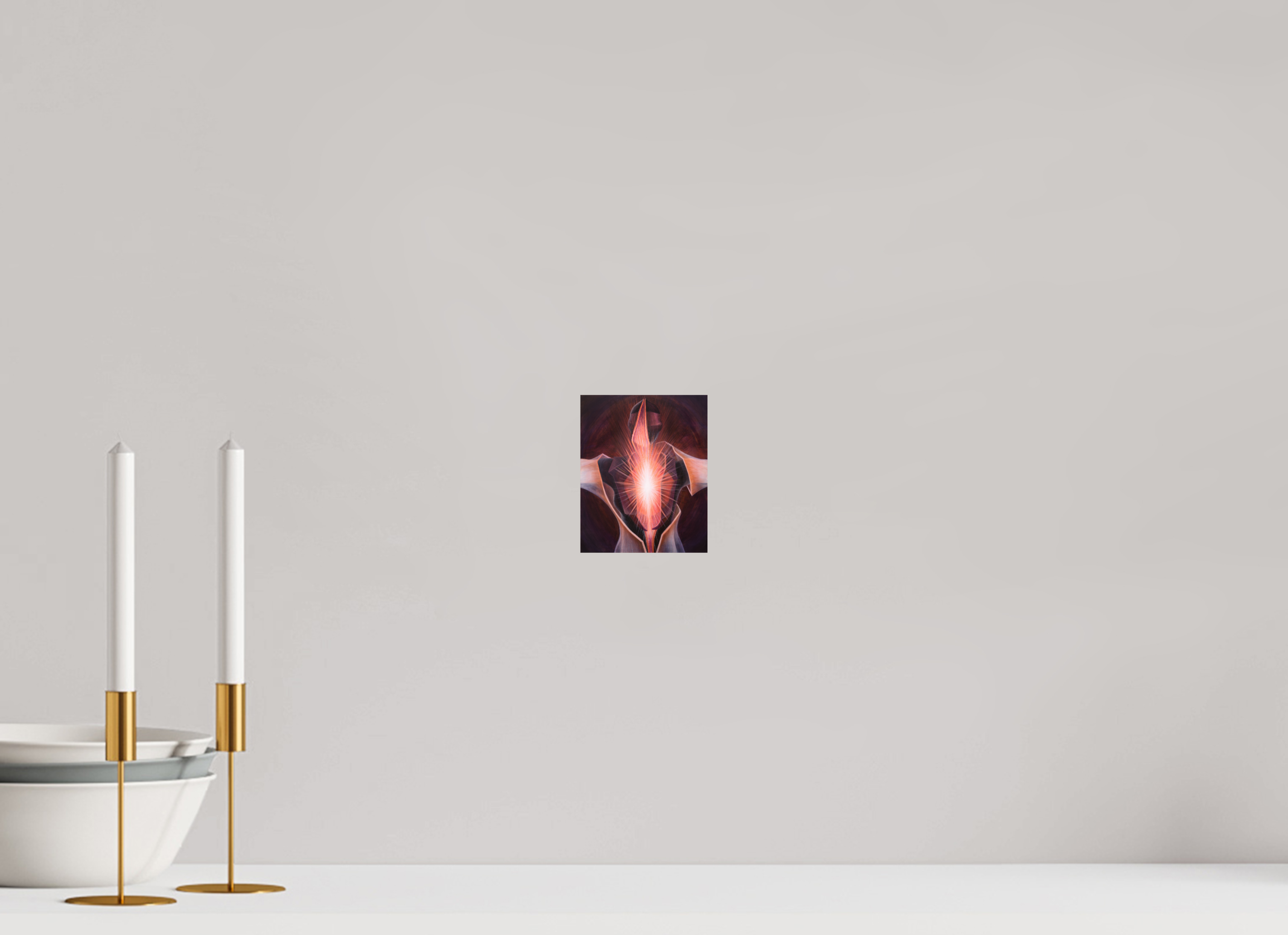 10 x 12,4 cm, Fine Art Print auf Metal Selbst Offenbarung