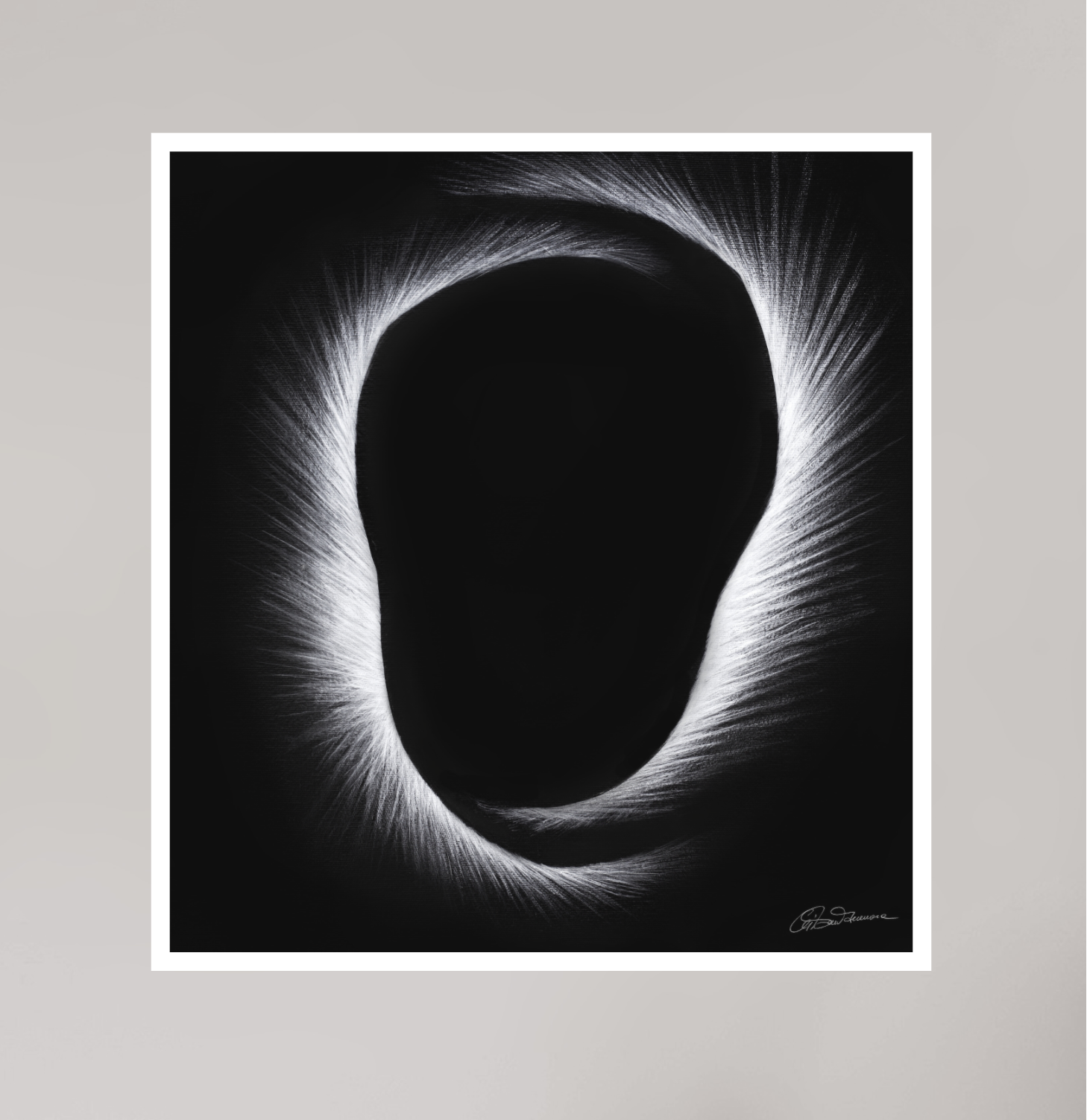 40 x 43,1 cm, Papier ohne Rahmen Eklipse