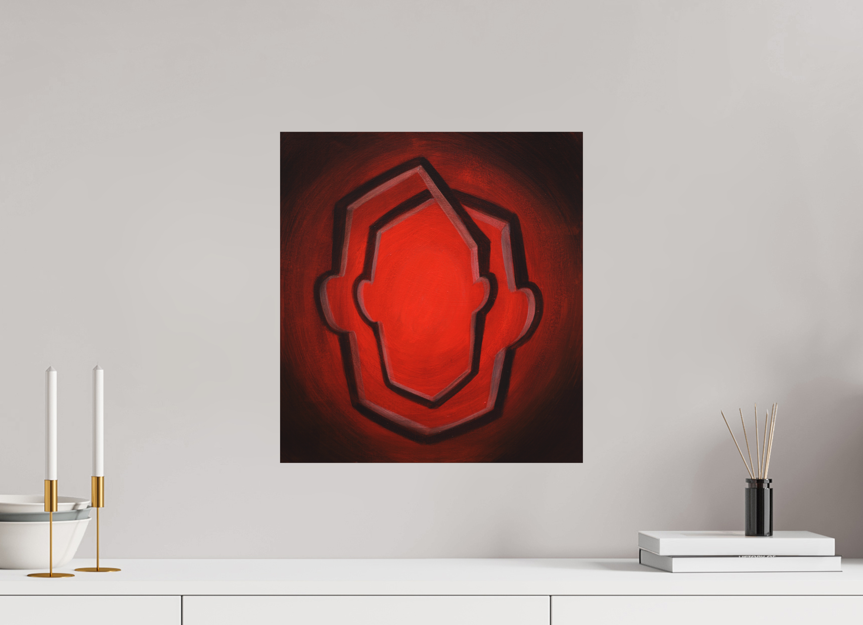 40 x 43,8 cm, Fine Art Print ohne Rahmen infinity Self – unendliches Ich