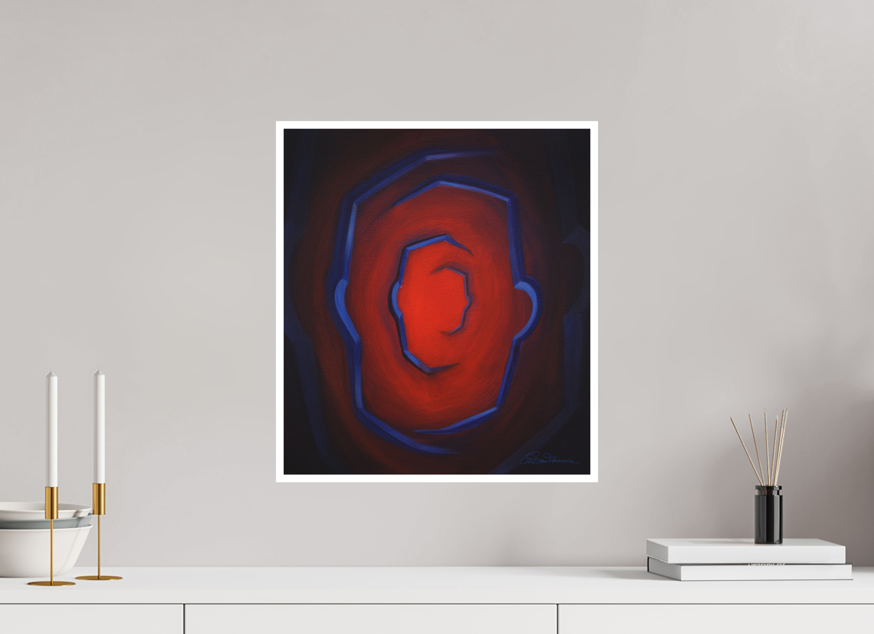 40 x 45,1 cm, Papier ohne Rahmen Ich war, ich bin, ich werde sein