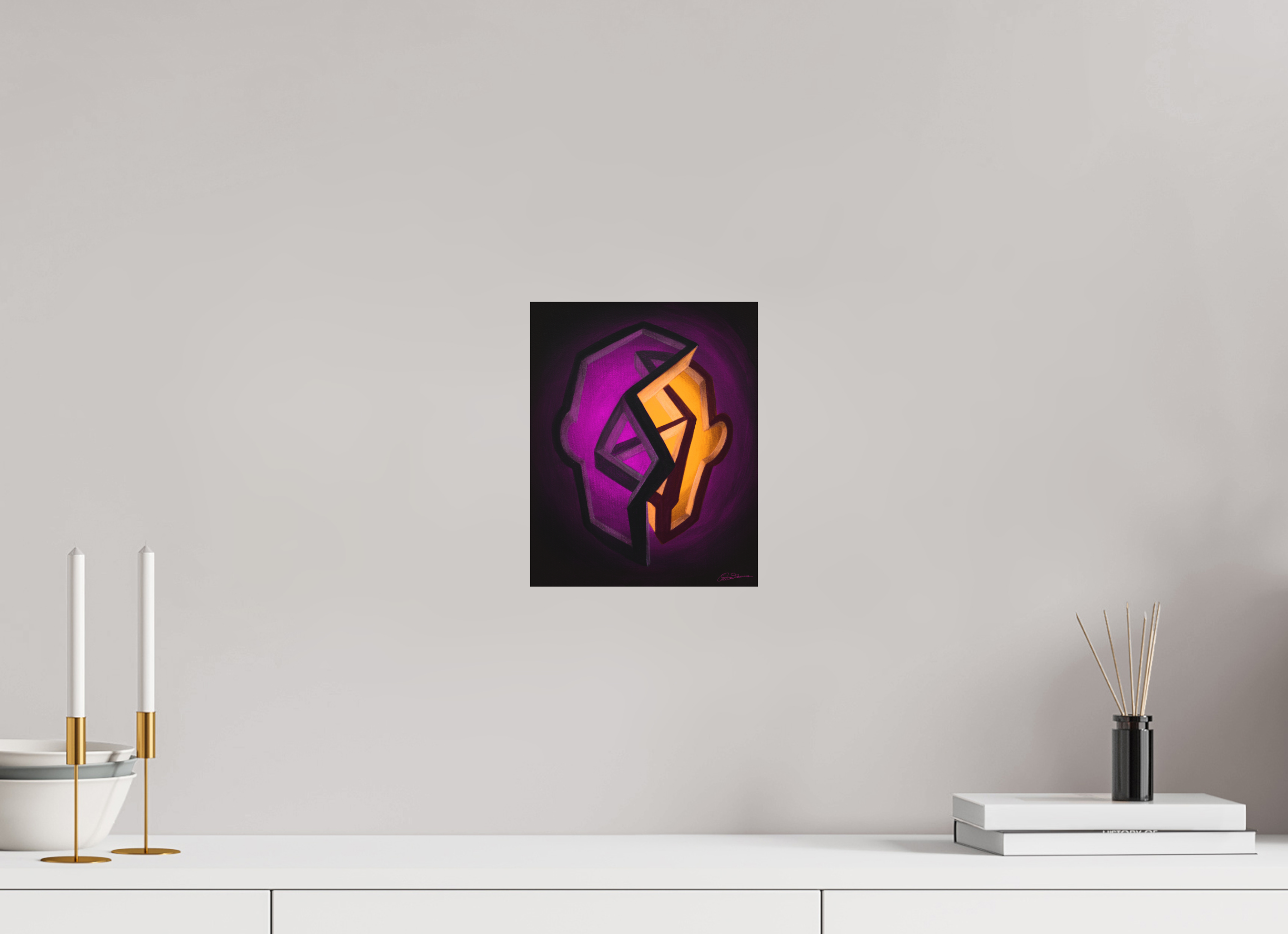 20 x 25 cm, Alu-Dibond mit Aufhängung Blütezeit – Übergang in die Fülle