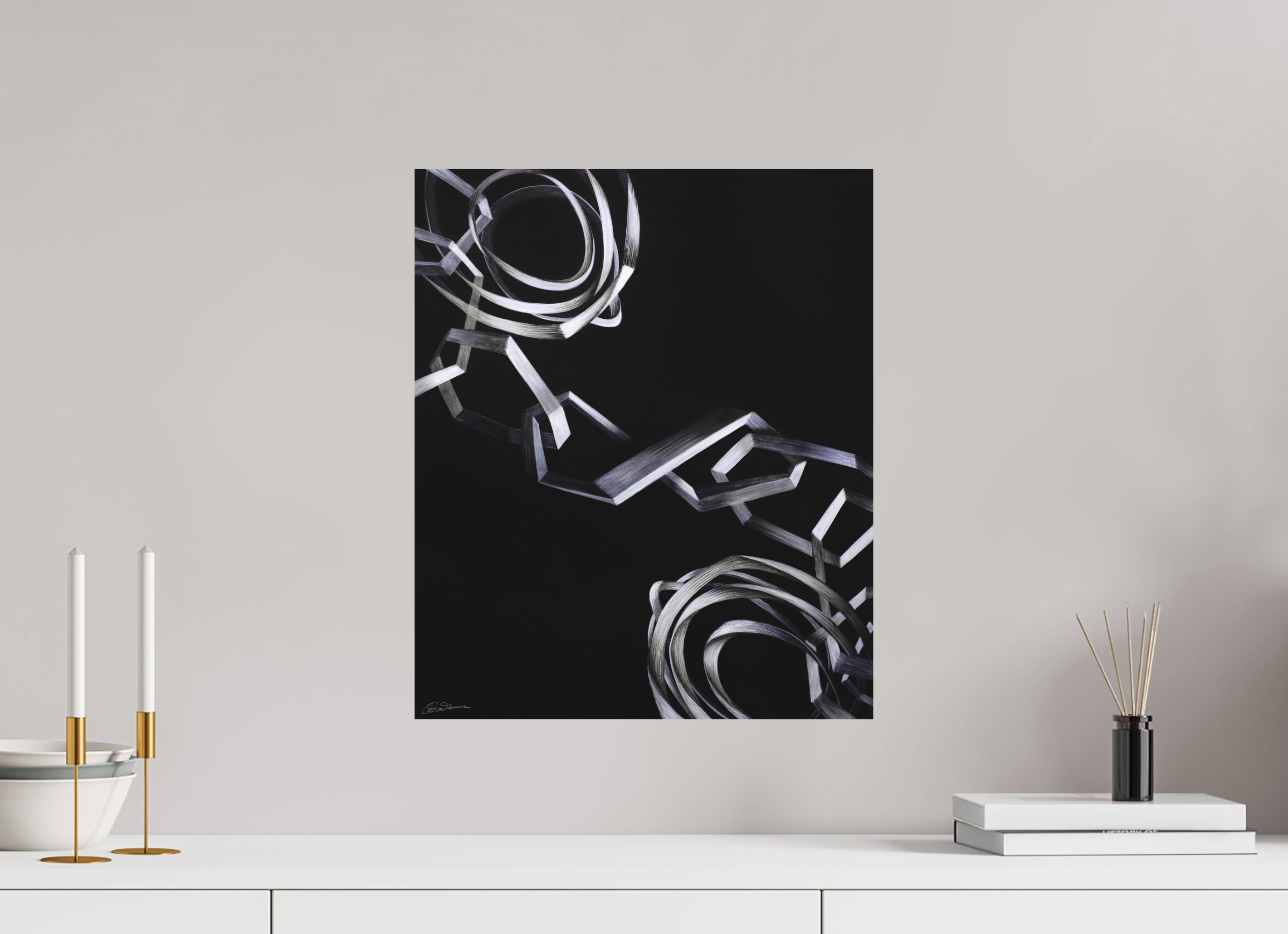 40 x 48 cm, Alu-Dibond mit Aufhängung Zusammen hängen