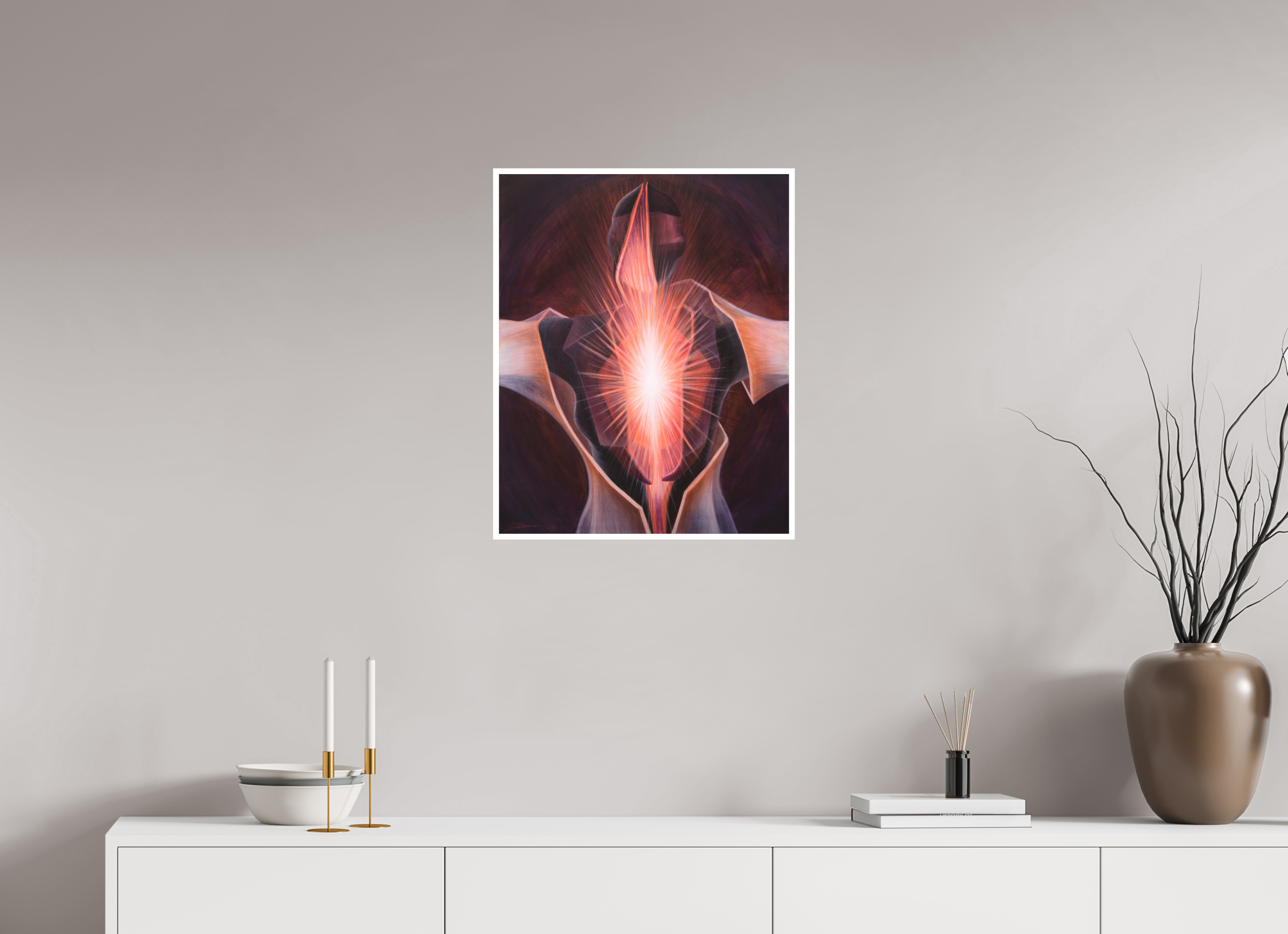 50 x 62 cm, Papier ohne Rahmen Selbstoffenbarung