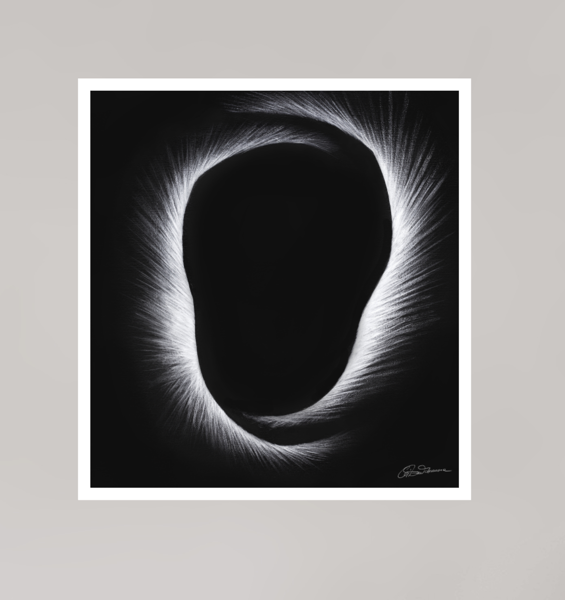 30 x 32,3 cm, Papier ohne Rahmen Eklipse