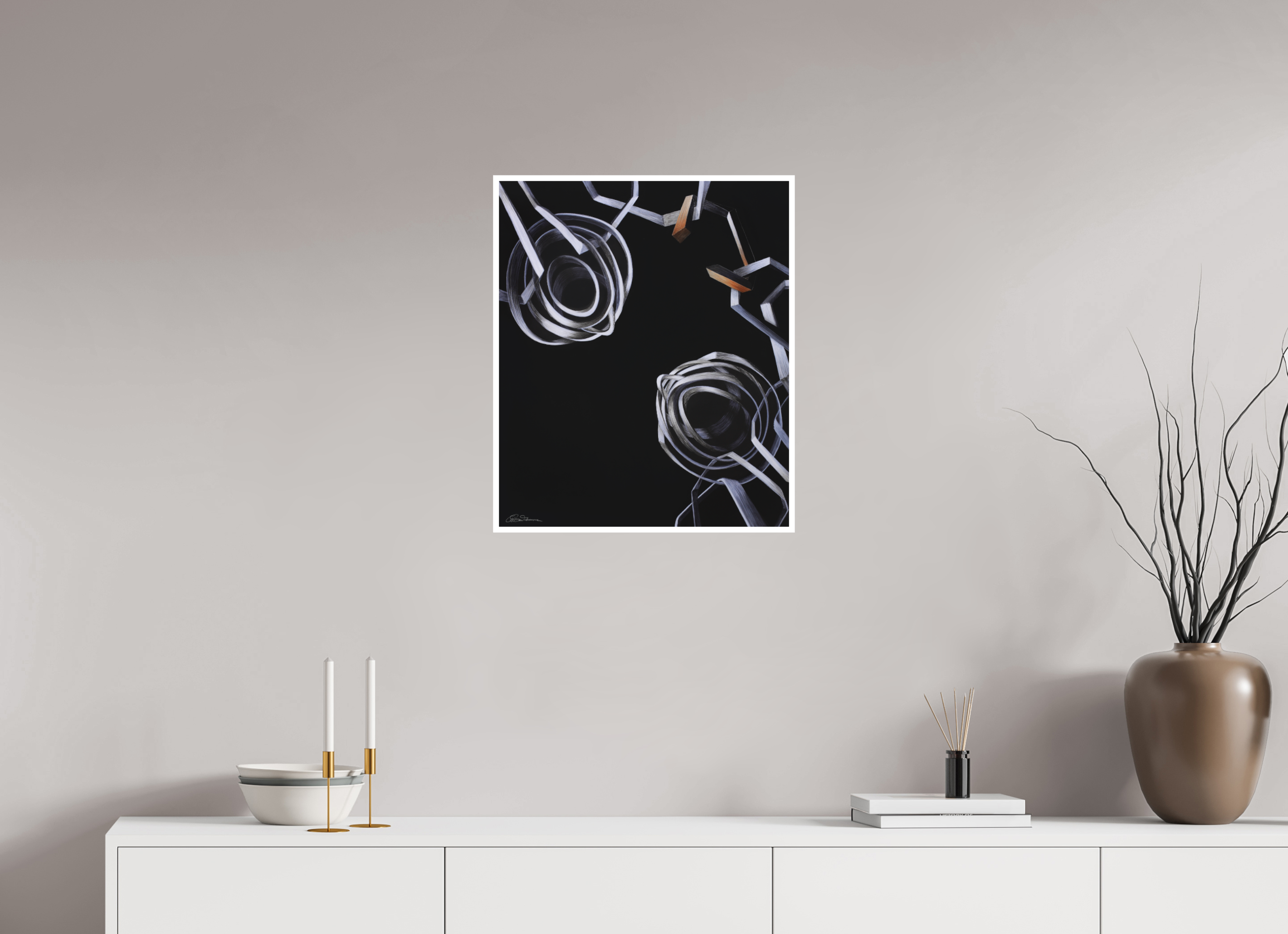 50 x 59,6 cm, Papier ohne Rahmen Lösung