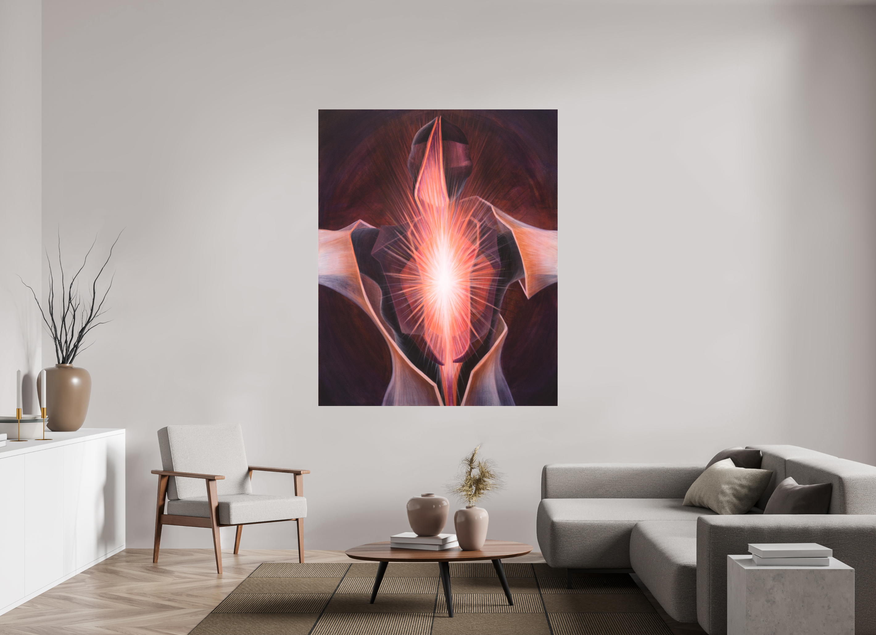 140 x 173,7 cm, Fine Art Pigmentdruck hinter Acrylglas Selbst Offenbarung