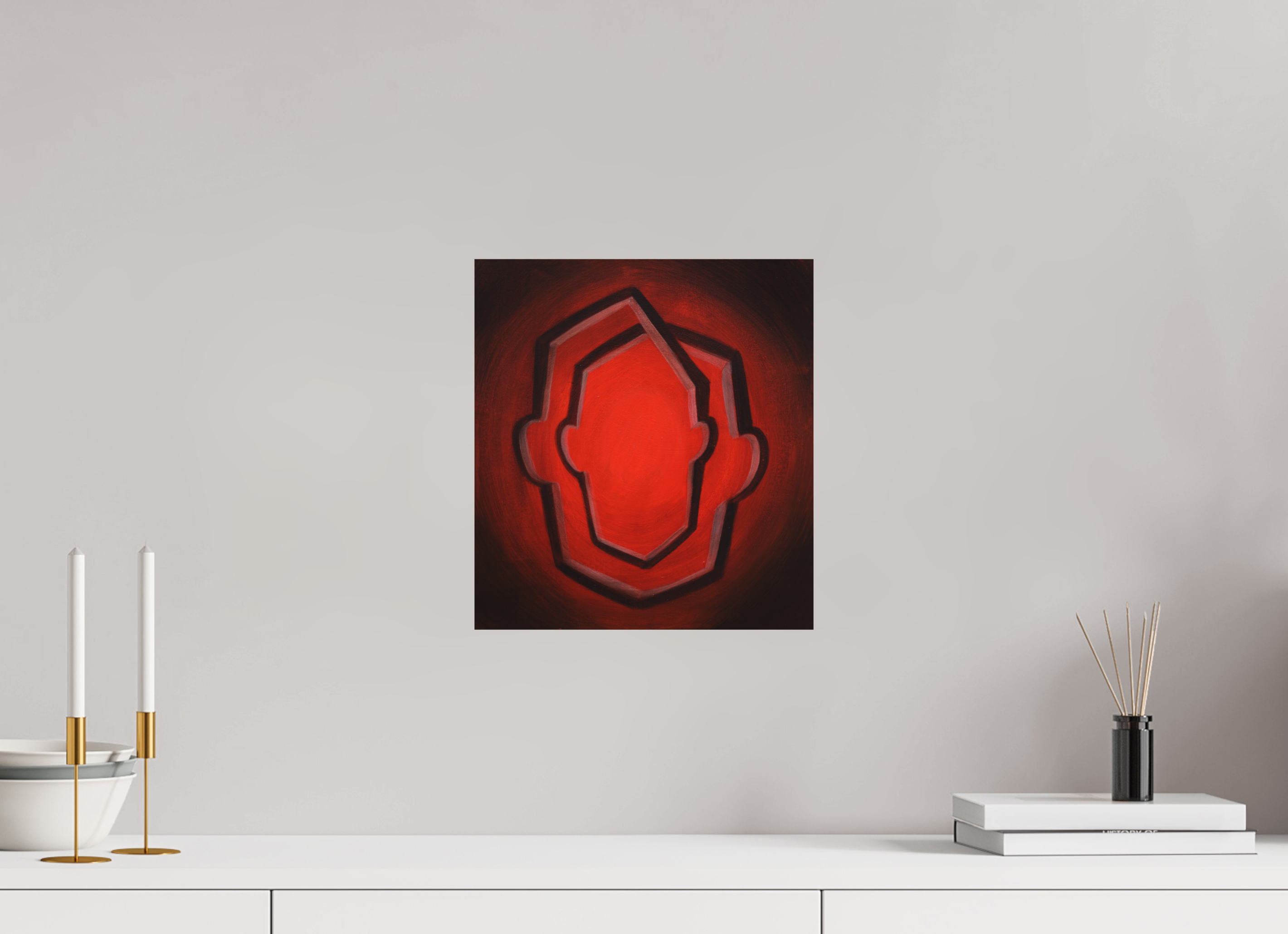 30 x 32,8 cm, Fine Art Print ohne Rahmen Selbst-Bild. Die unendliche Wandlung des Ich