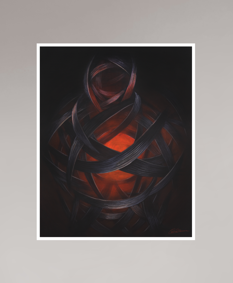 50 x 62,7 cm, Kunstdruck auf Papier ohne Rahmen Lucifera – Lichträgerin