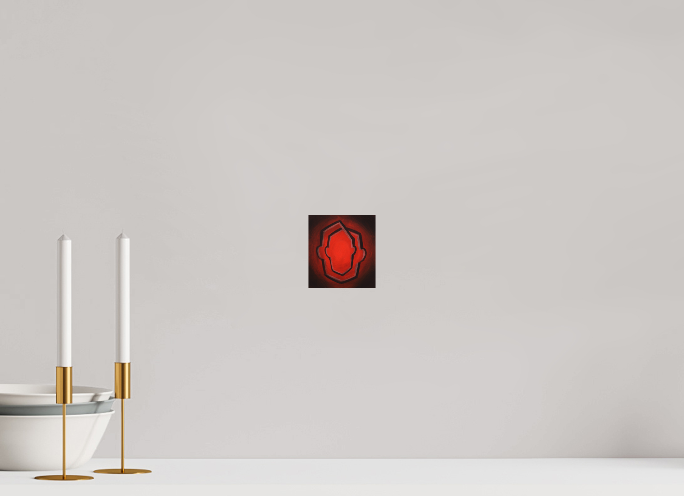 10 x 10,9 cm, Fine Art Print ohne Rahmen Selbst-Bild. Die unendliche Wandlung des Ich