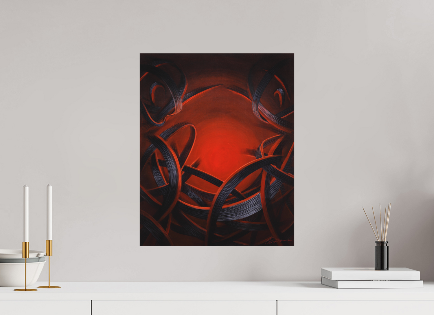 40 x 49,9 cm, Alu-Dibond mit Aufhängung Lichtbringer