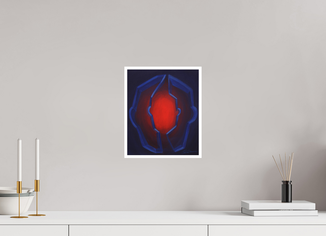 25 x 30 cm, Papier ohne Rahmen Inneres Kind