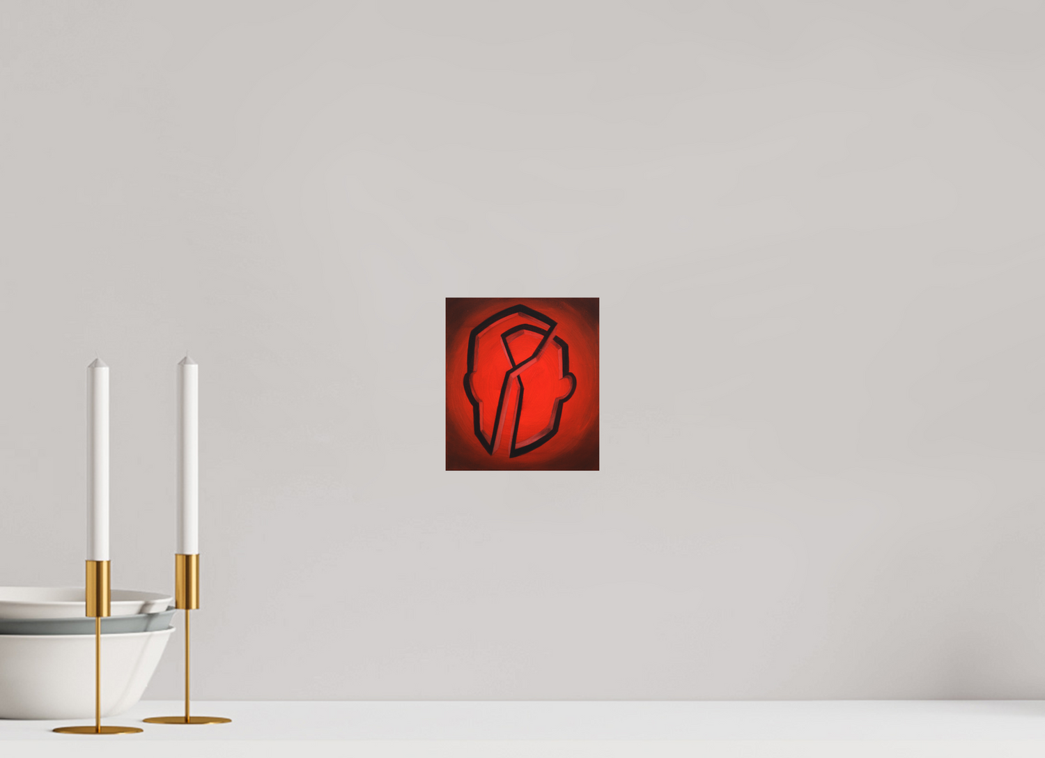 15 x 16,9 cm, Fine Art Print ohne Rahmen Geistige Architektur arbeitstitel