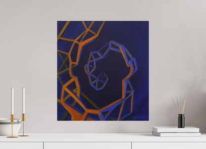 50 x 54,6 cm, Alu-Dibond mit Aufhängung Evolution – Spirale des Selbst