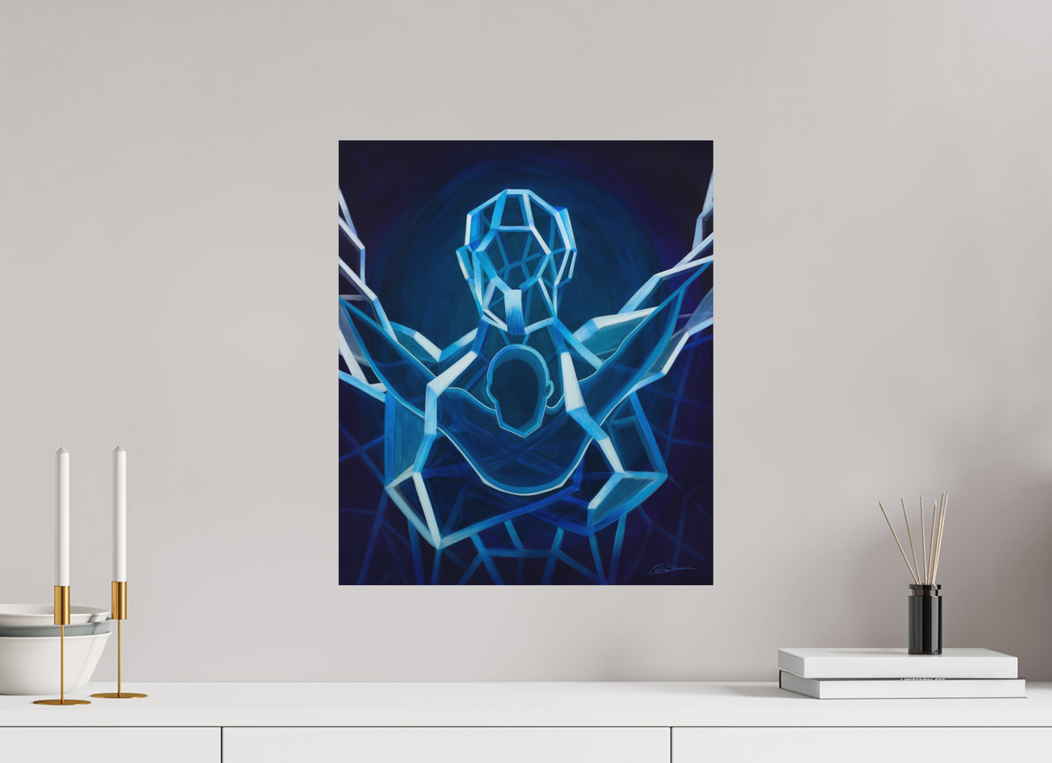 40 x 47,5 cm, Alu-Dibond mit Aufhängung Elan