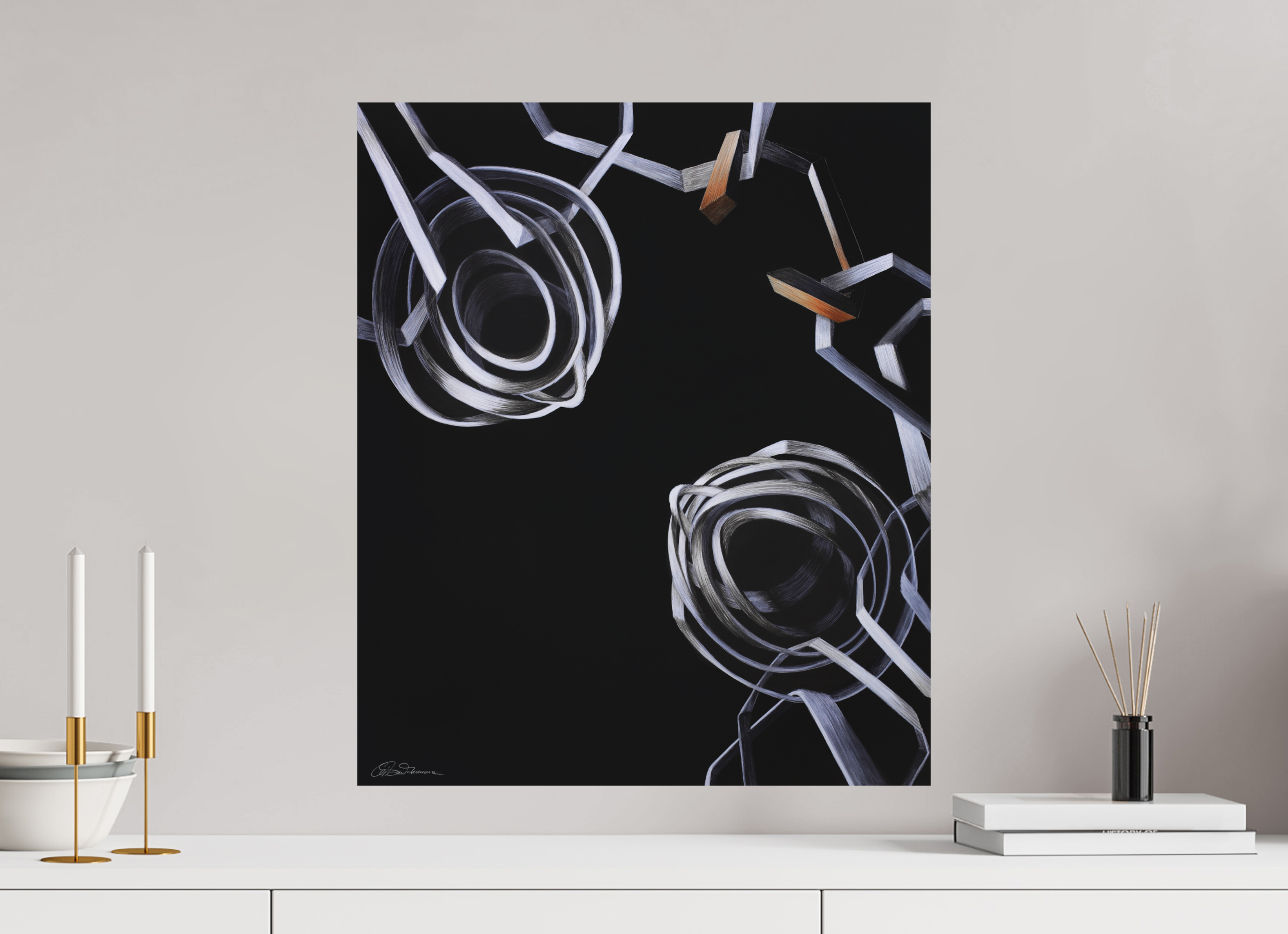 50 x 59,6 cm, Alu-Dibond mit Aufhängung Lösung