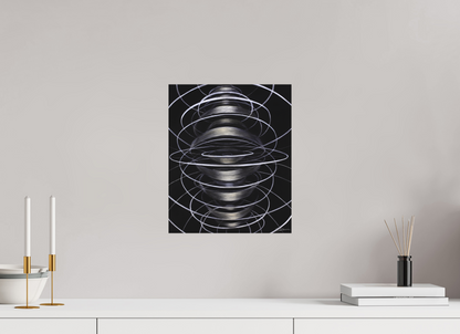 30 x 36,3 cm, Alu-Dibond mit Aufhängung Schwingung